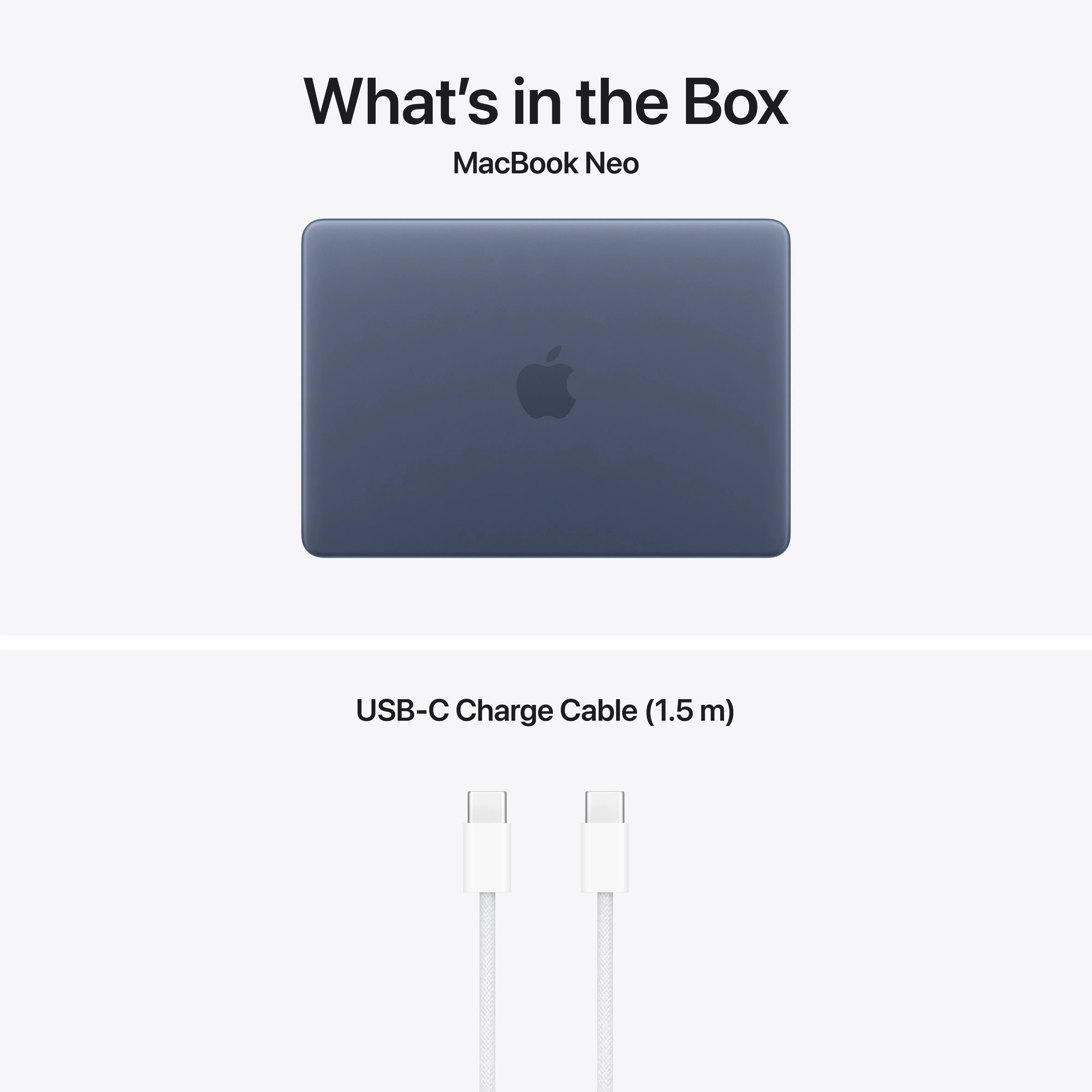MacBook Neo de 13 polegadas: Processador A16 Pro da Apple com CPU 6‑Core e GPU 5‑Core, Magic Keyboard, 256 GB SSD - Indigo - Image 10