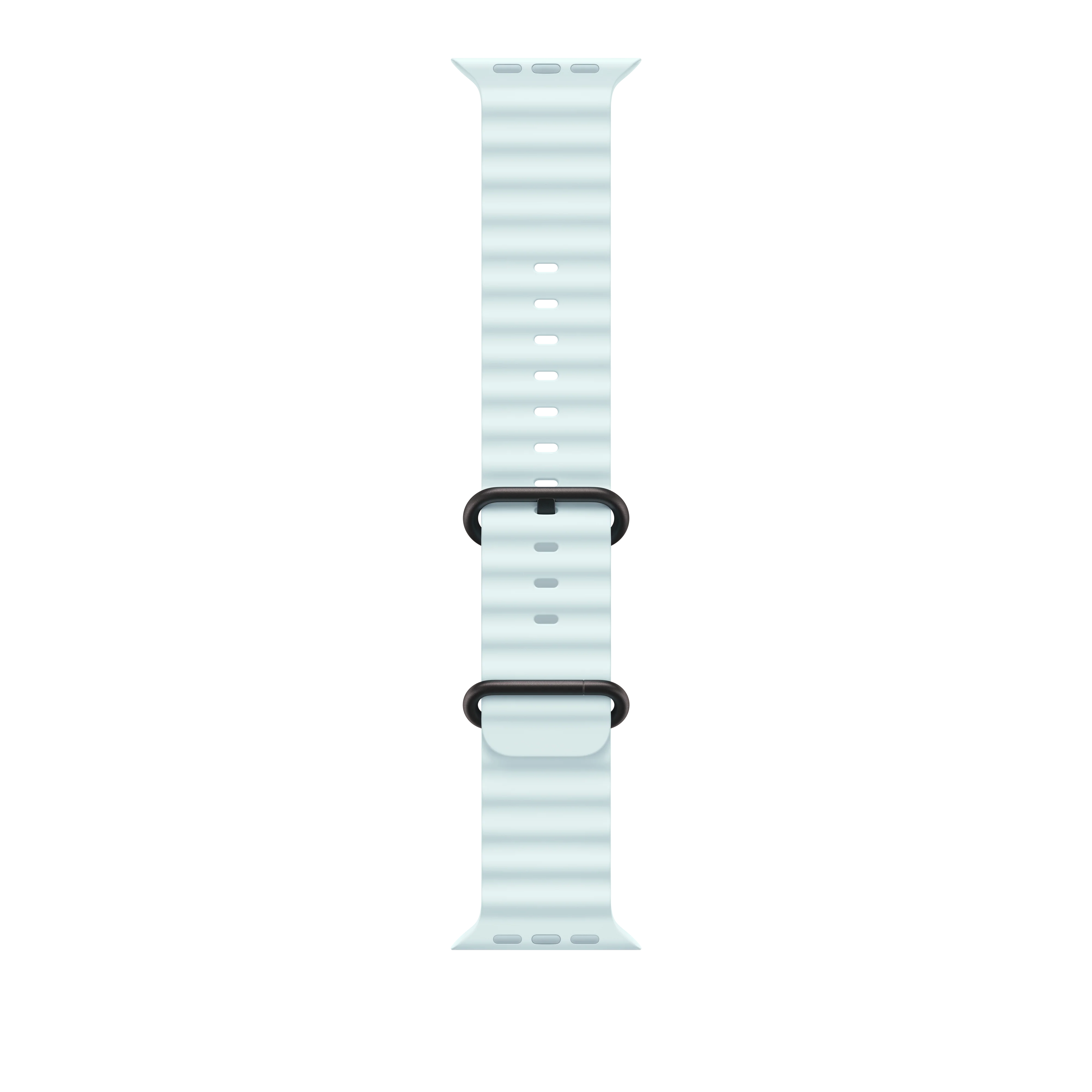 Bracelete Ocean azul gelo de 49 mm - Titânio preto
