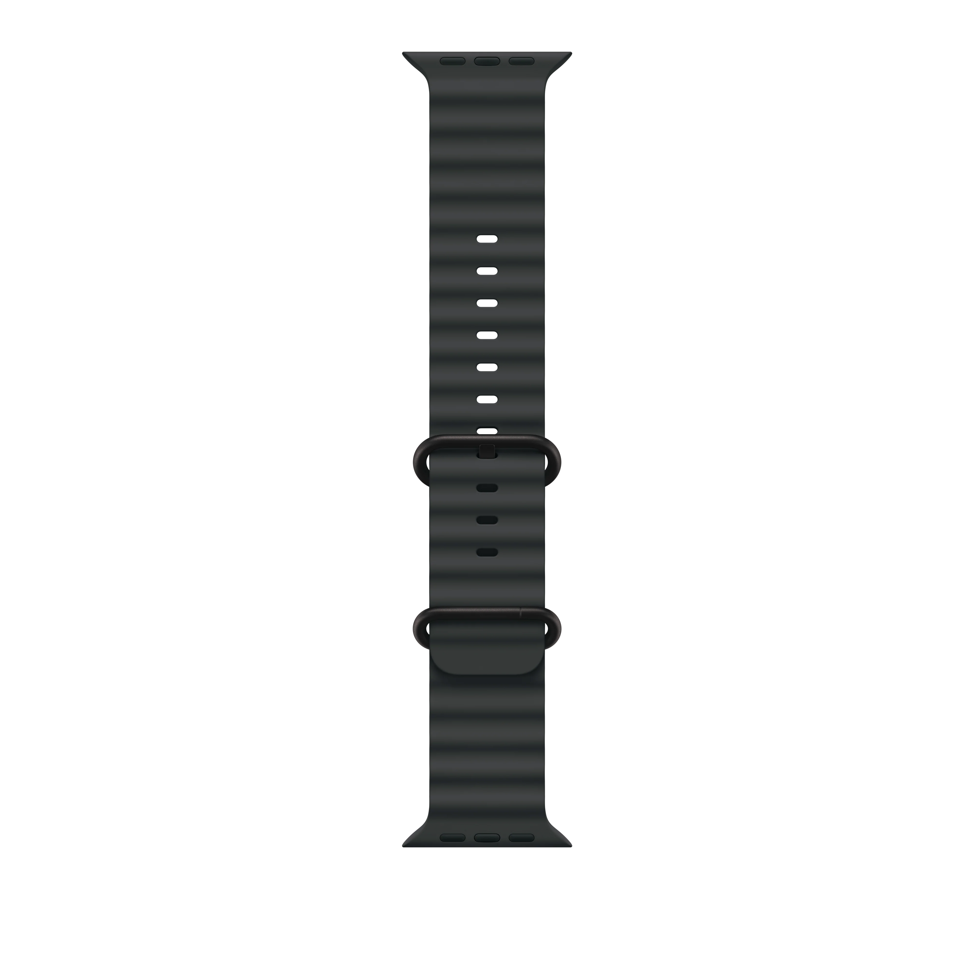 Bracelete Ocean preta de 49 mm - Titânio preto