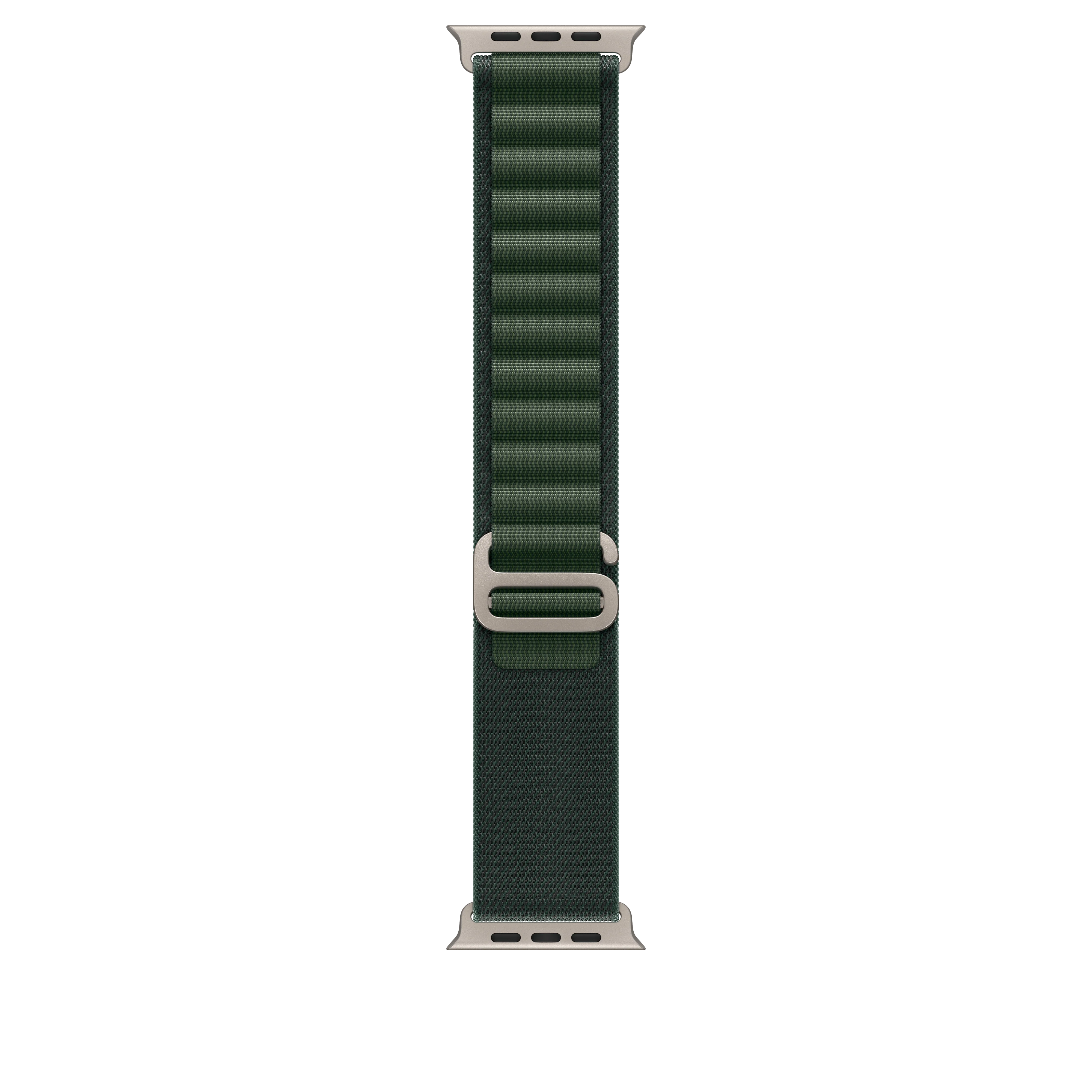 Loop Alpine verde‑escuro de 49 mm - S - Titânio natural