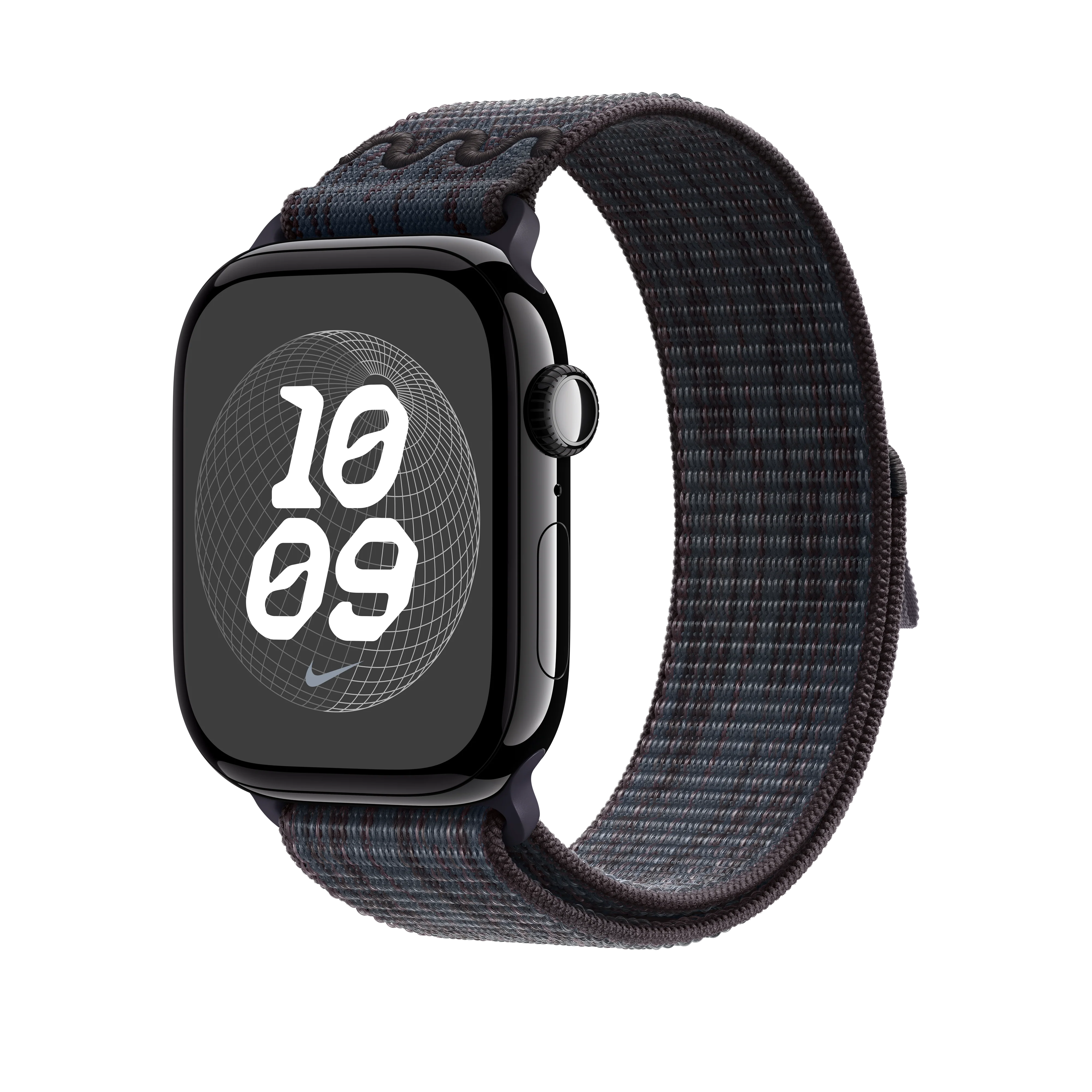 Loop desportiva Nike preta/azul de 46 mm - Image 2