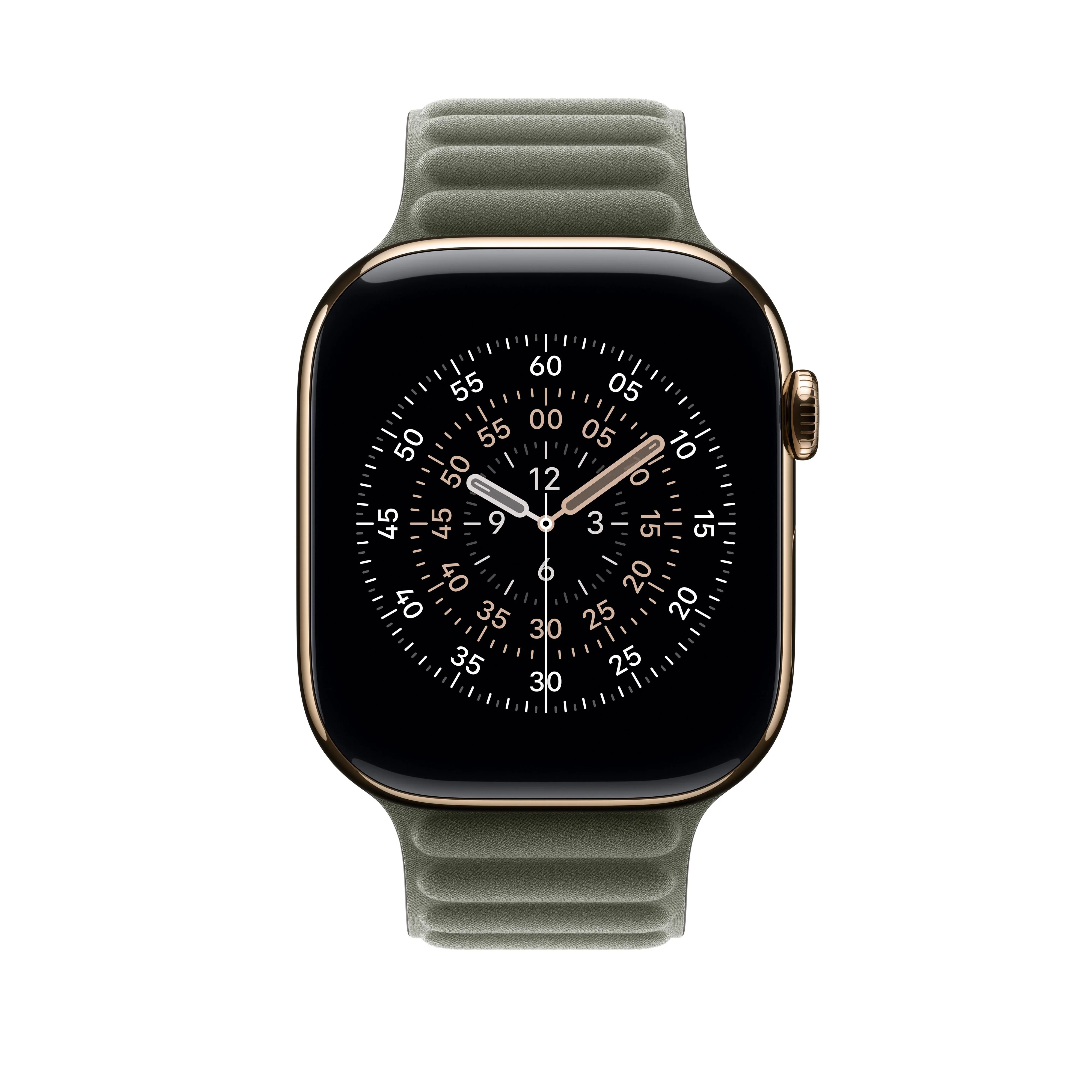 Bracelete de elos magnética cinza-sálvia de 46 mm - S/M - Image 3