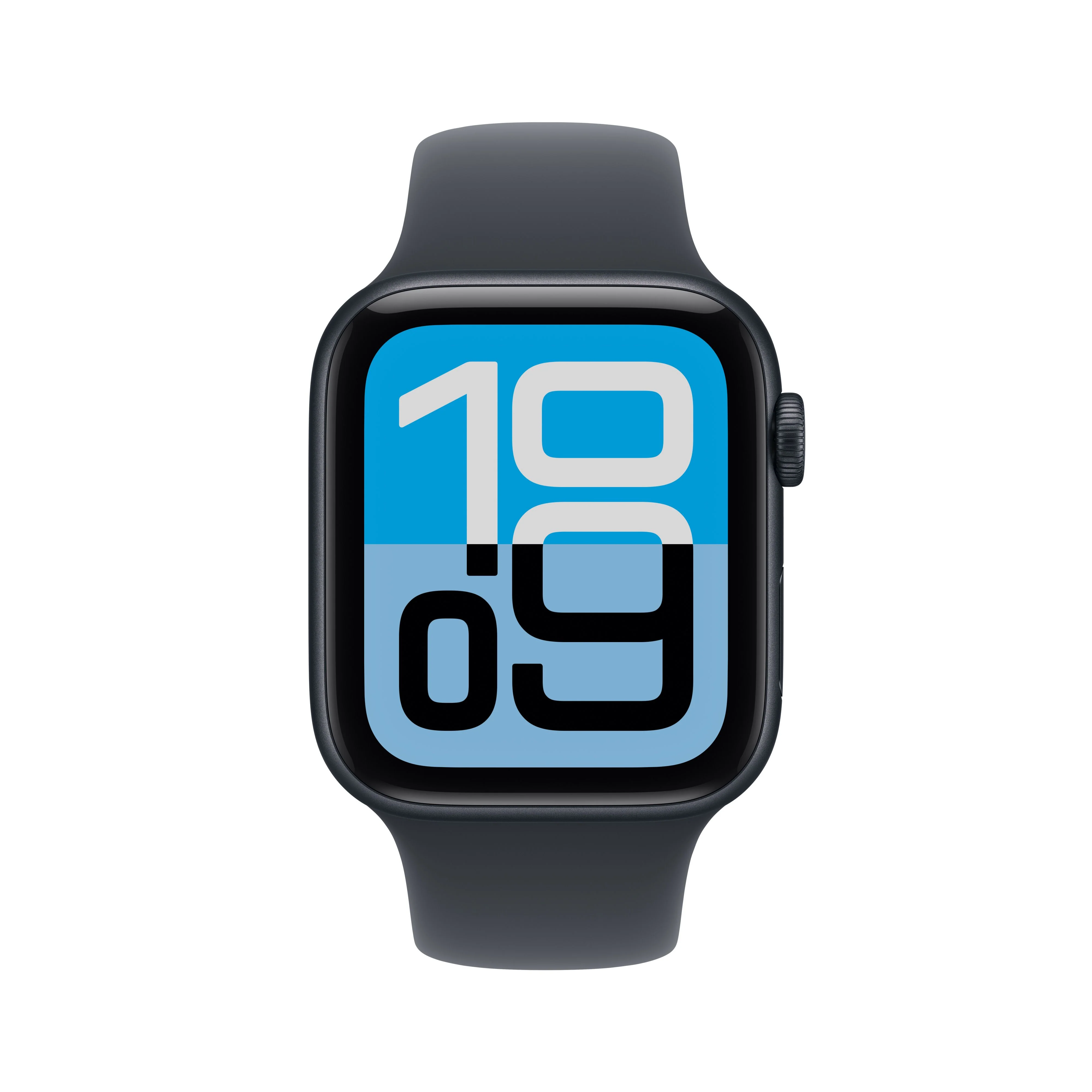 Apple Watch SE 3 GPS + Cellular, Caixa em alumínio meia‑noite de 44 mm com Bracelete desportiva meia‑noite - S/M - Image 2