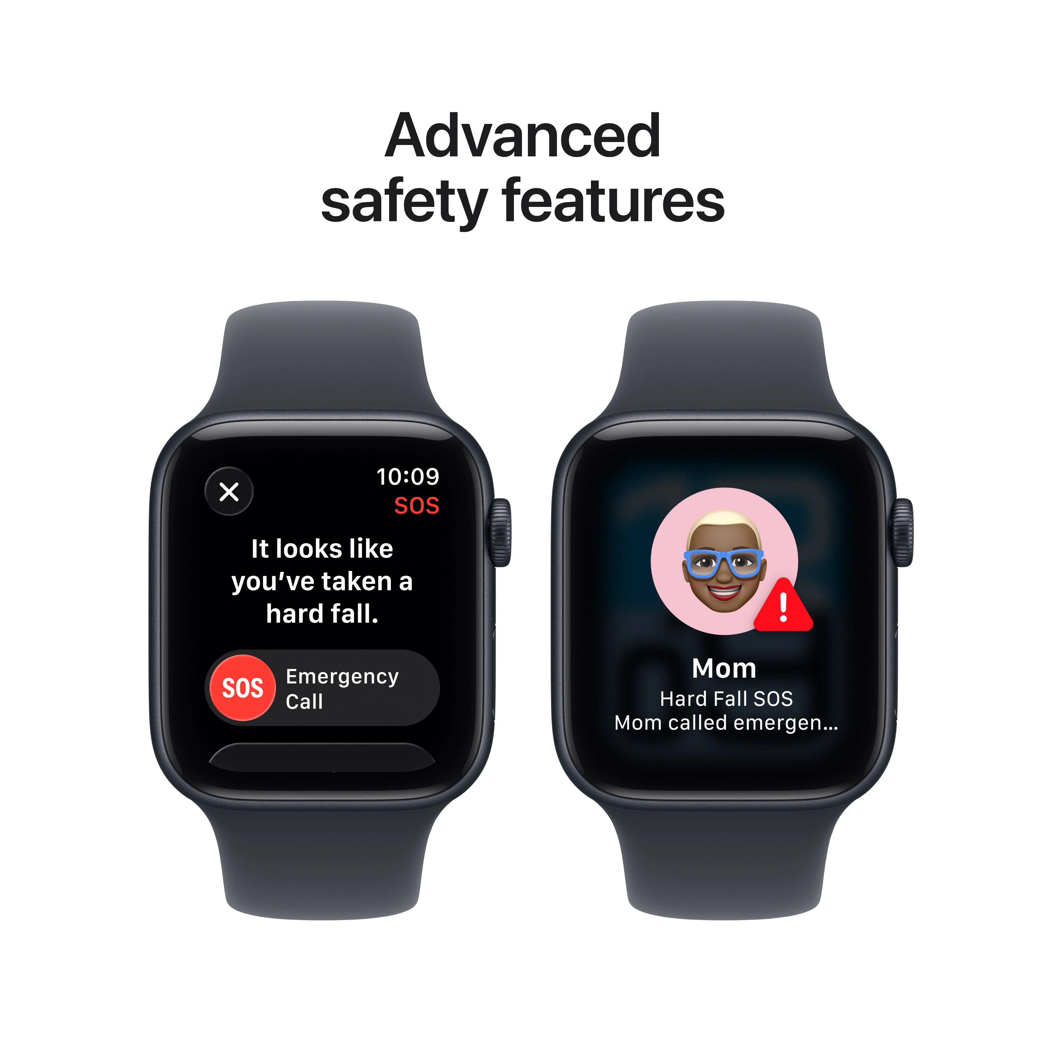 Apple Watch SE 3 GPS + Cellular, Caixa em alumínio meia‑noite de 44 mm com Bracelete desportiva meia‑noite - S/M - Image 7