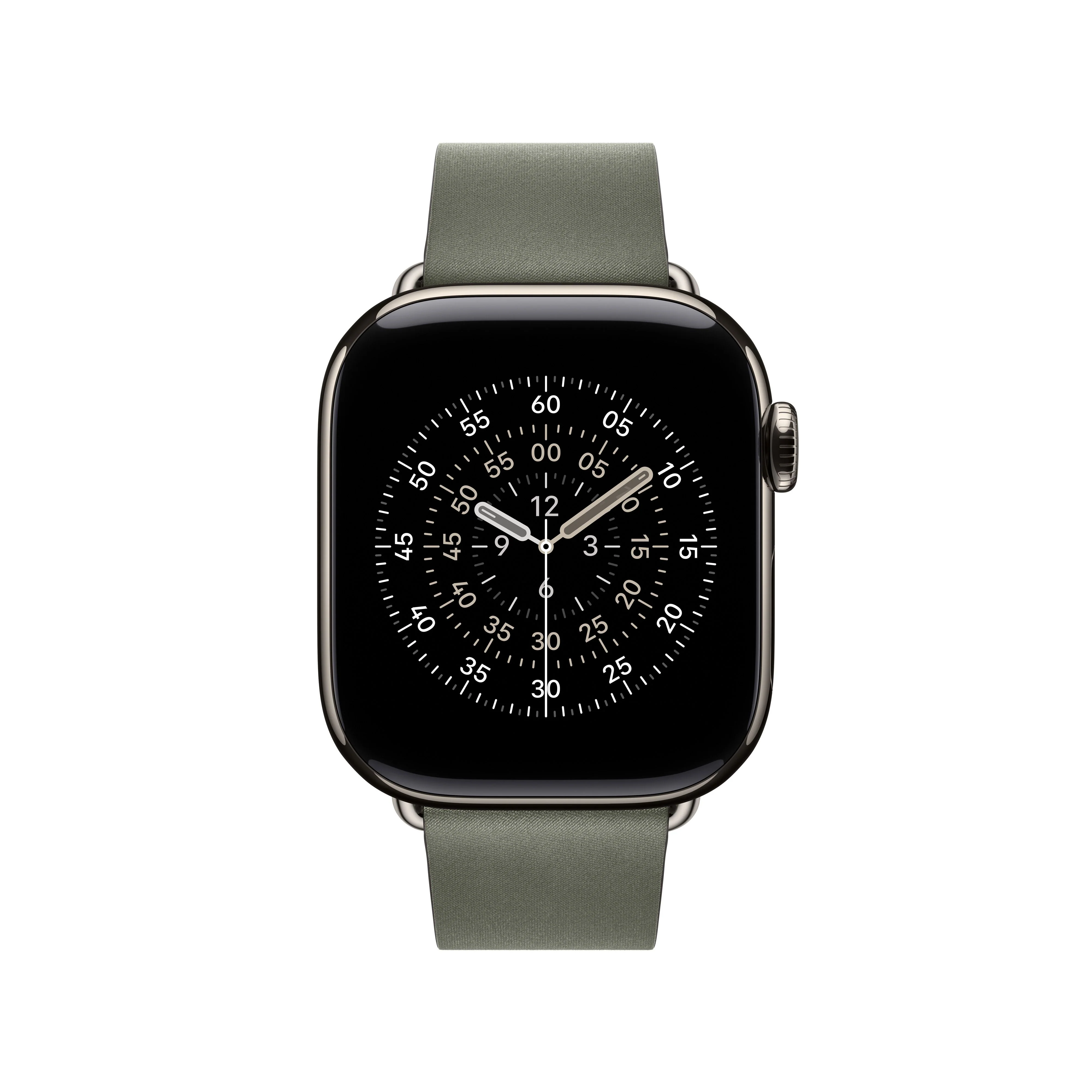 Bracelete com fivela moderna 42mm - Verde sálvia - Image 3