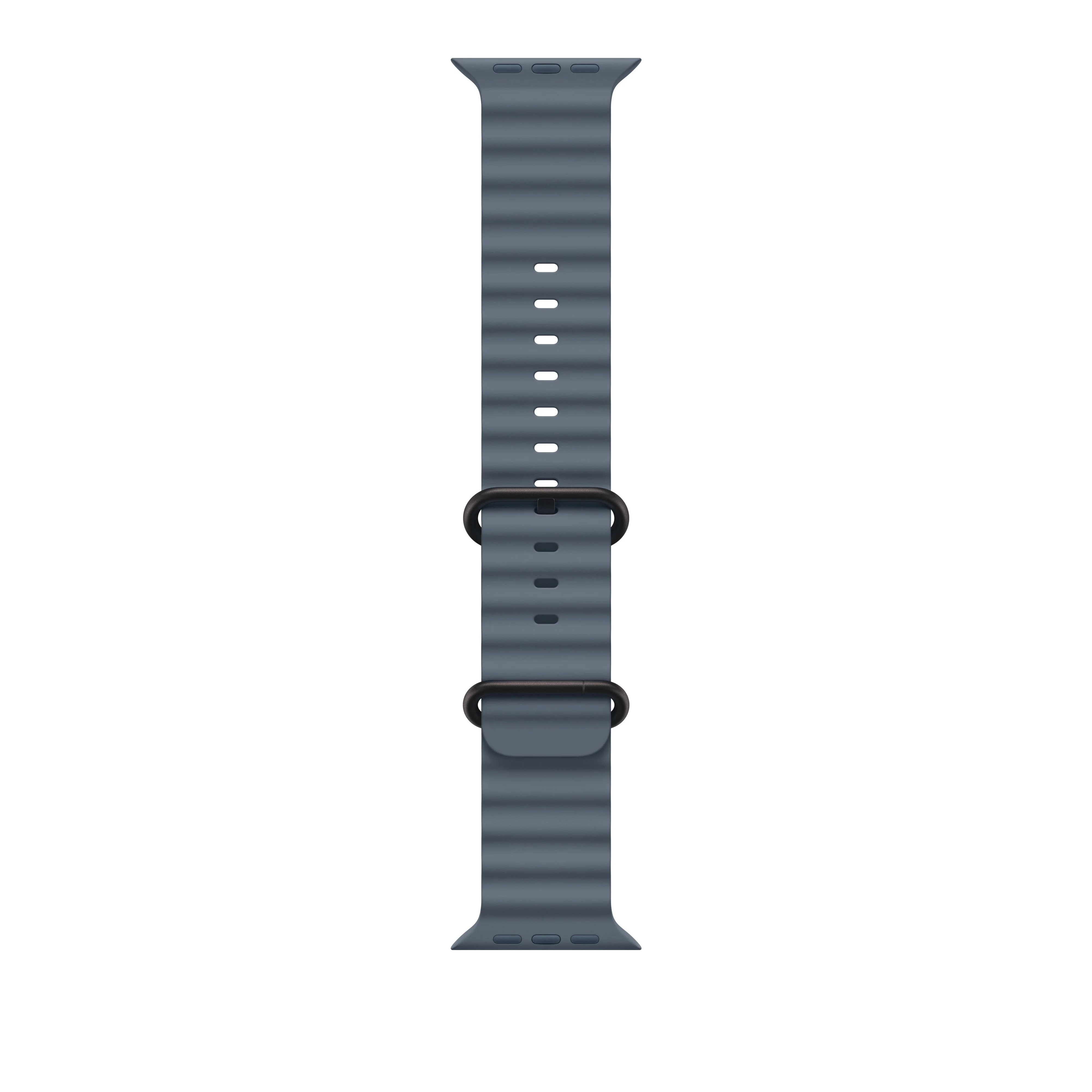 Bracelete Ocean azul‑âncora de 49 mm - Titânio preto - Image 2