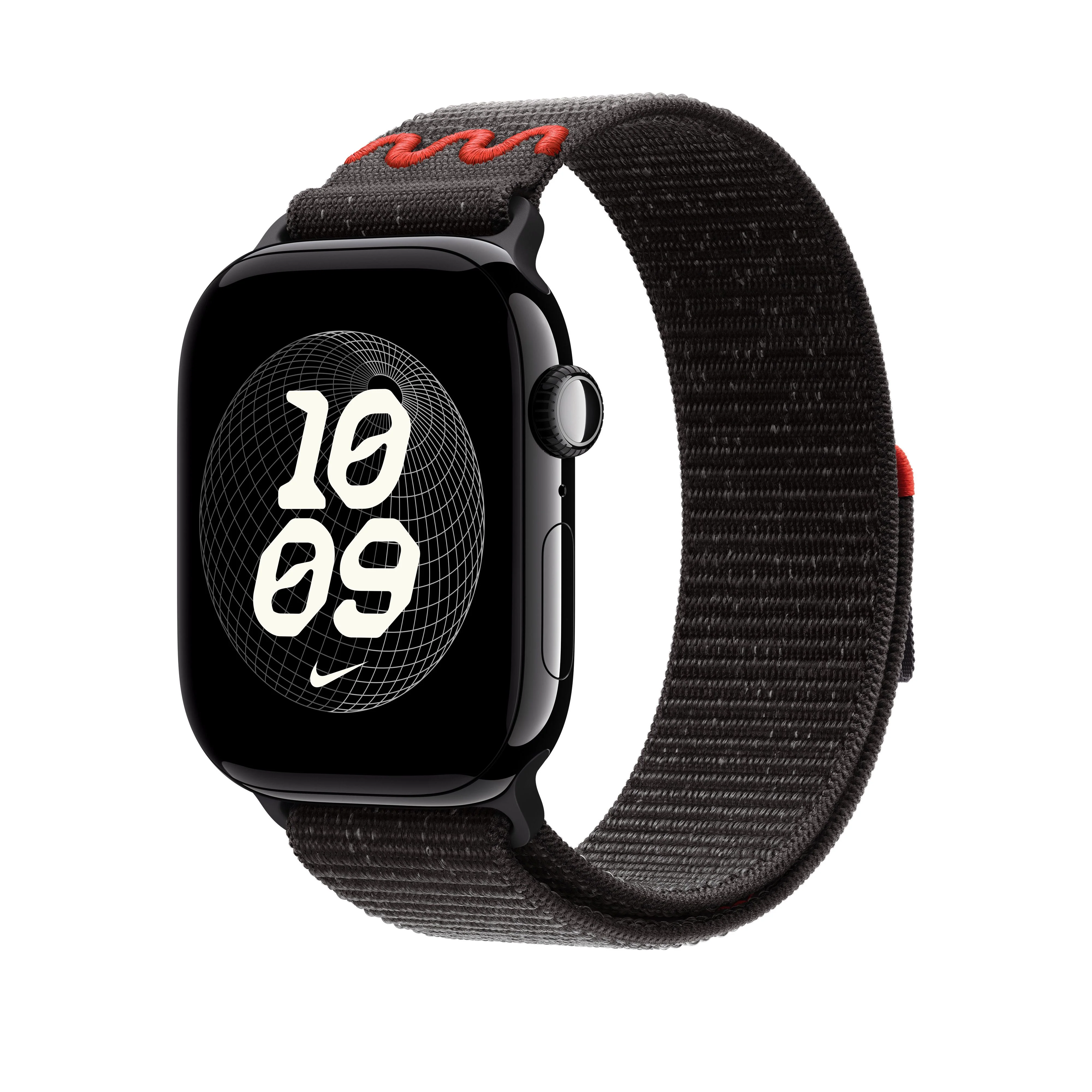 Loop desportiva Nike preto Midnight de 46 mm - Image 2