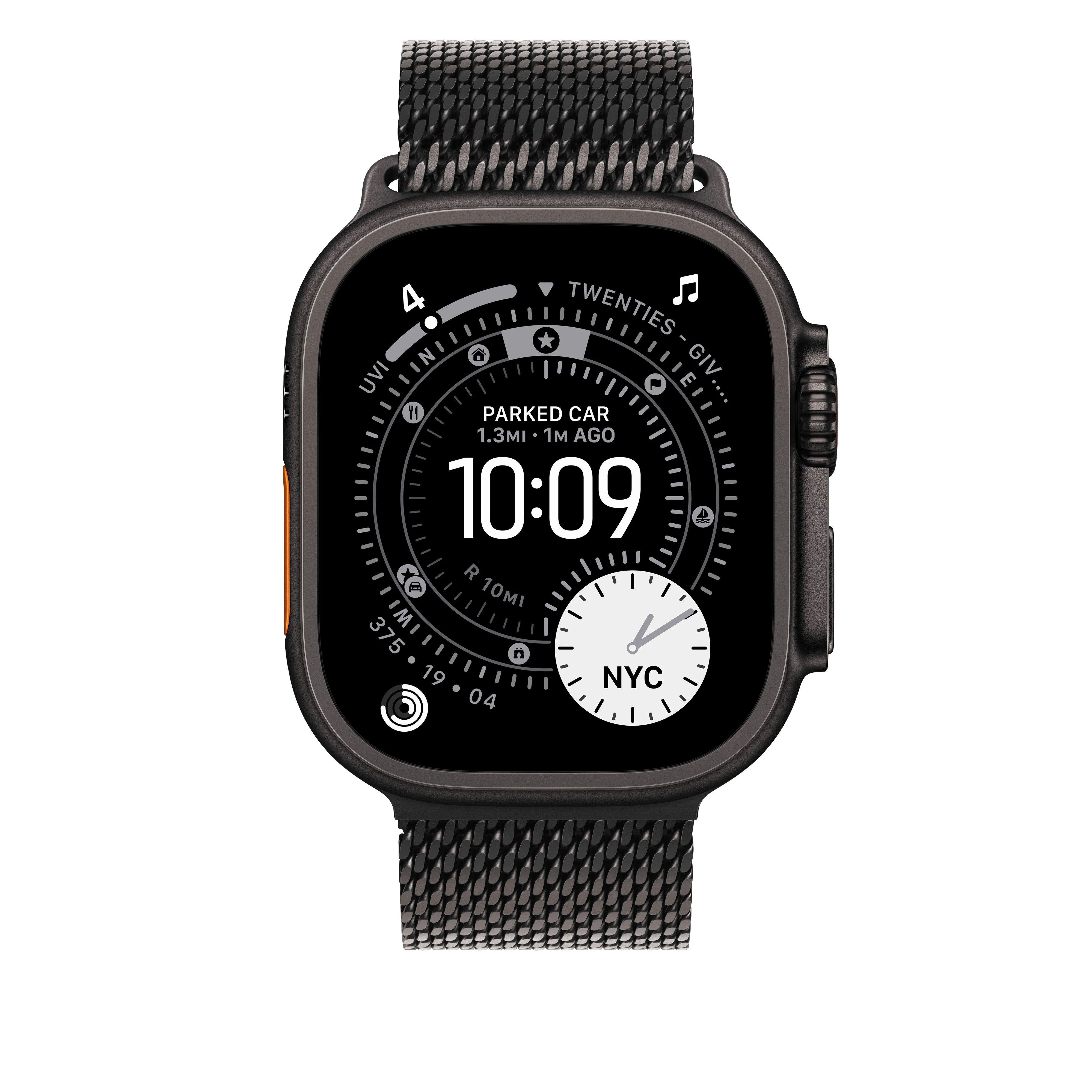 Loop milanesa em titânio preto de 49 mm - S - Image 3