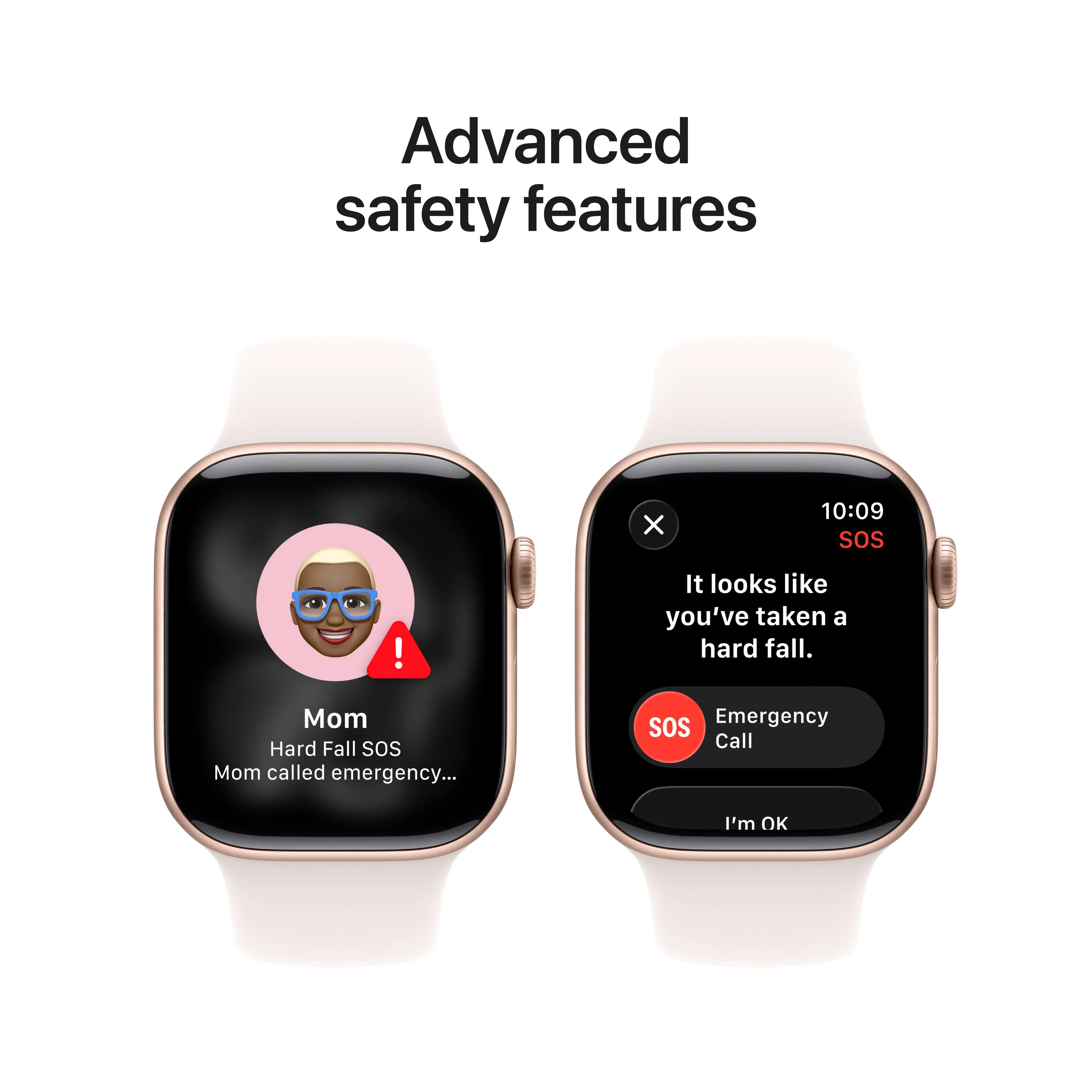 Apple Watch Series 11 GPS + Cellular, Caixa em alumínio rosa‑dourado de 42 mm com Bracelete desportiva rosa leve - S/M - Image 6
