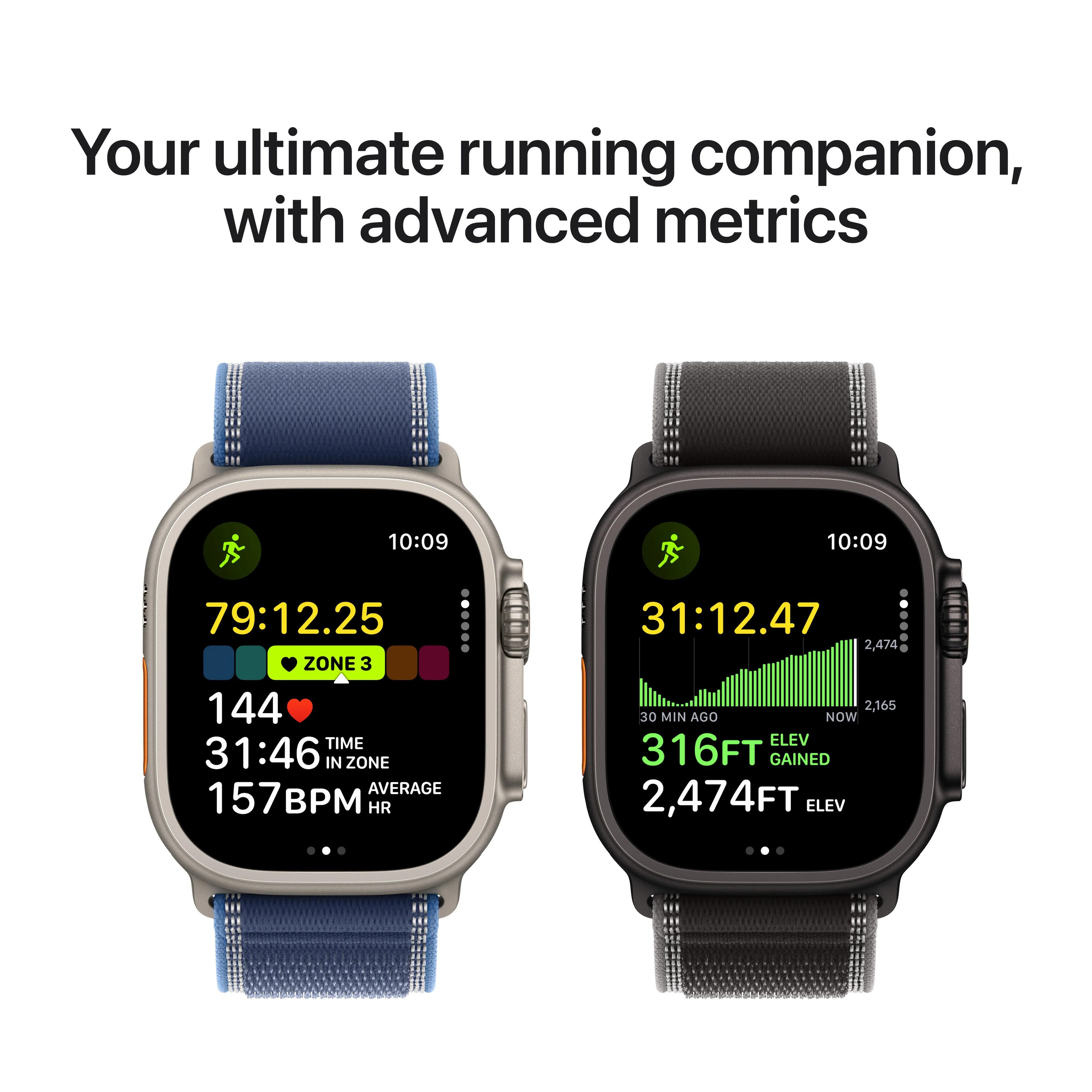 Apple Watch Ultra 3 GPS + Cellular, Caixa em titânio preto de 49 mm com Bracelete Ocean preta - Image 4