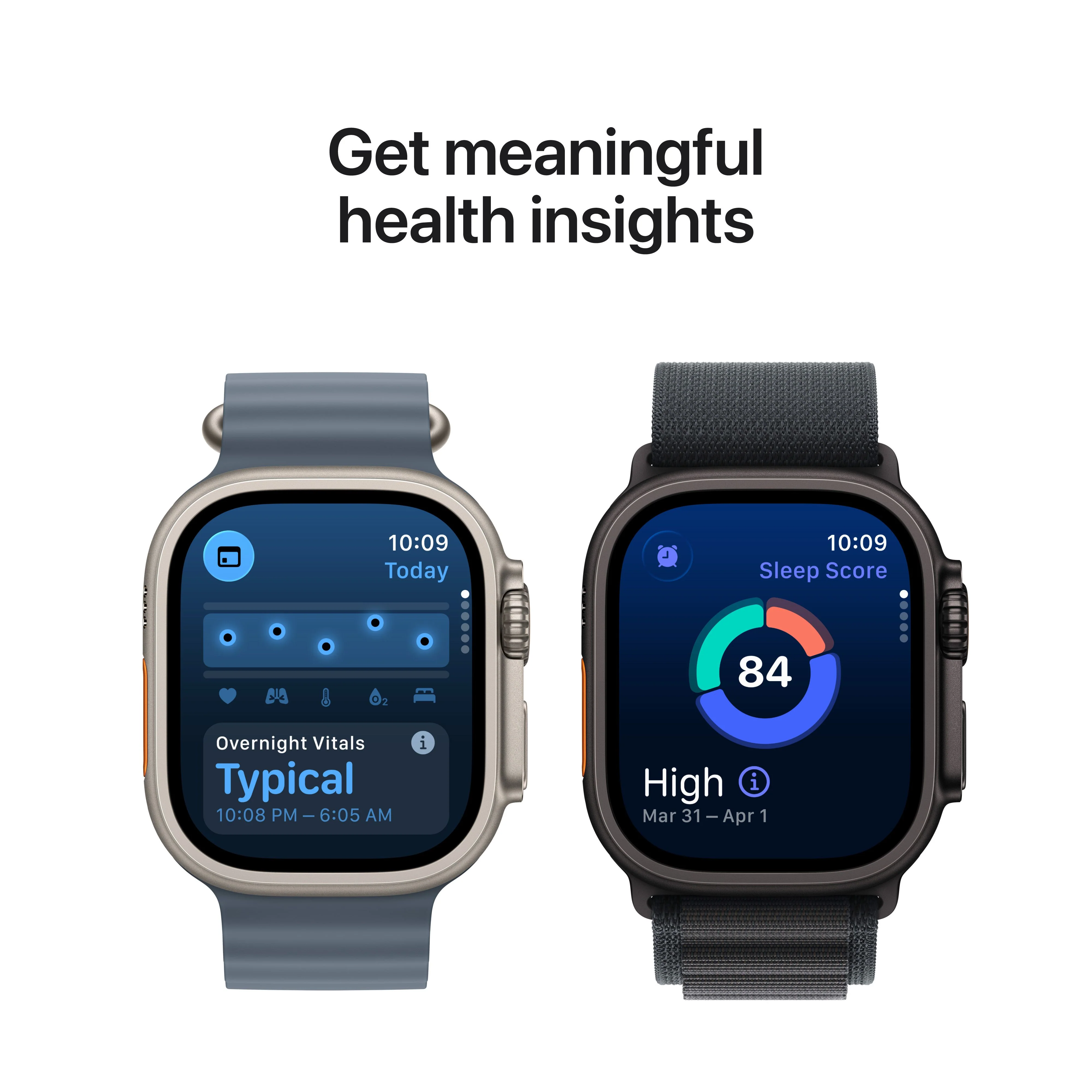 Apple Watch Ultra 3 GPS + Cellular, Caixa em titânio preto de 49 mm com Loop Trail preto/carvão ‑ S/M - Image 6