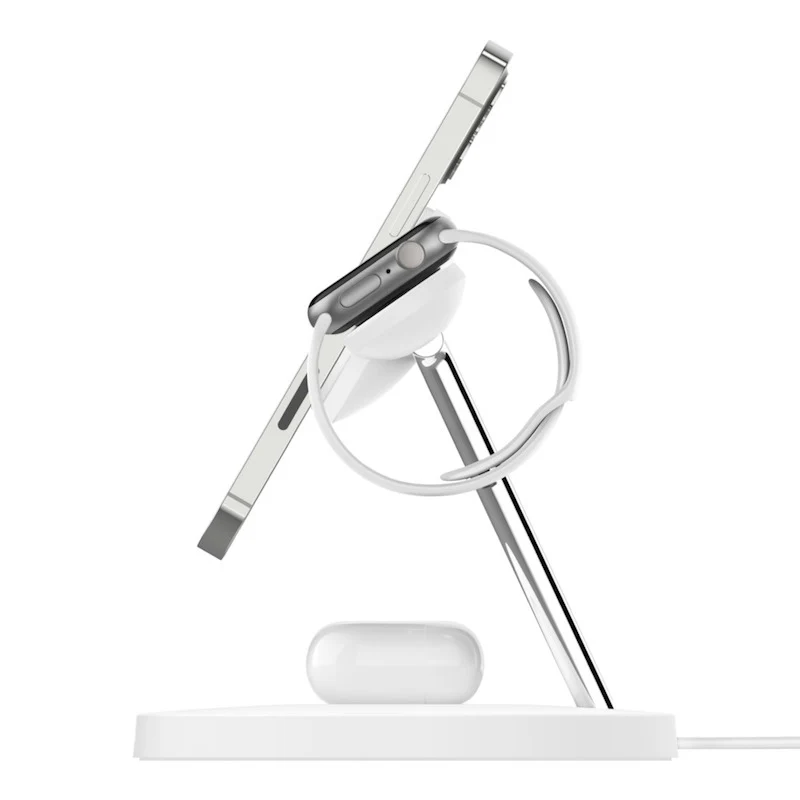 Base de Carregamento Belkin 3-in-1 Boost Charge Pro com MagSafe 15W - Branco - Image 5