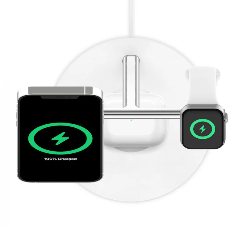Base de Carregamento Belkin 3-in-1 Boost Charge Pro com MagSafe 15W - Branco - Image 7