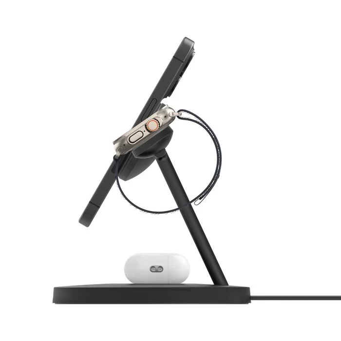 Belkin BOOST CHARGE PRO 3-em-1 Qi2 15w w/AW fast charge BK - Image 2