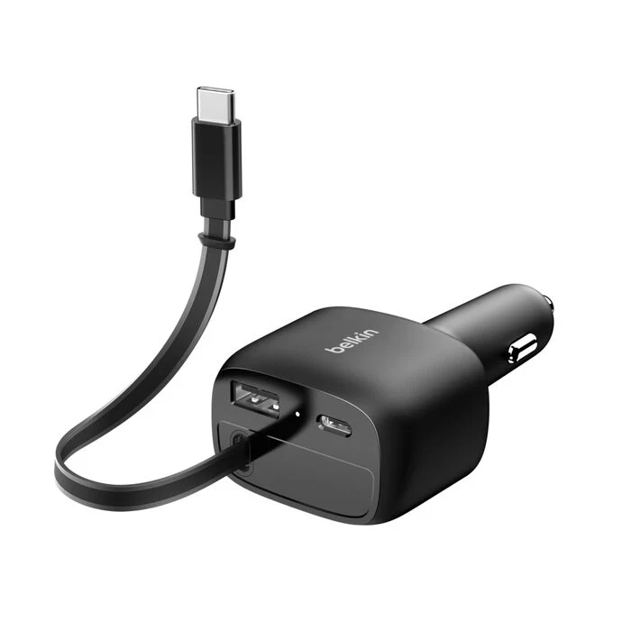 Carregador de isqueiro Belkin BOOSTCHARGE 75W com cabo USB-C - Preto - Image 2