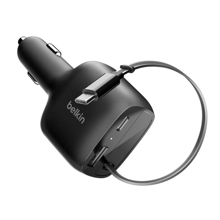 Carregador de isqueiro Belkin BOOSTCHARGE 75W com cabo USB-C - Preto - Image 3