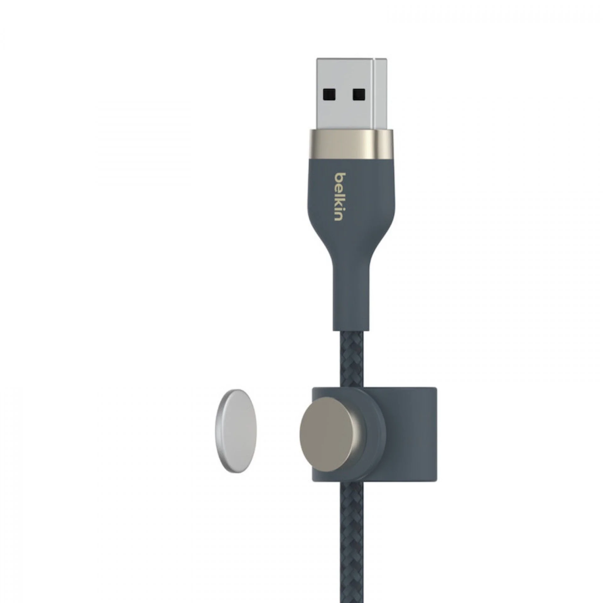 Cabo Lightning / USB-A Belkin Boost Charge Pro Flex Braided Silicone (1 m) - Azul - Image 4
