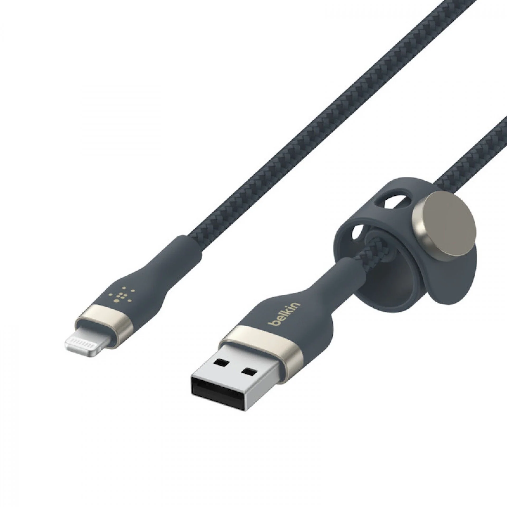 Cabo Belkin Boost Charge Pro Flex Braided Silicone USB-A para Lightning 2 m - Azul - Image 4