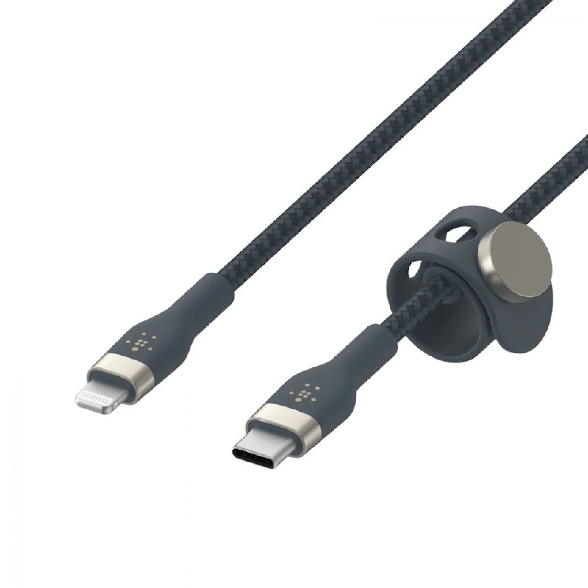 Cabo Lightning / USB-C Belkin Boost Charge Pro Flex Braided Silicone (2 m) - Azul - Image 4
