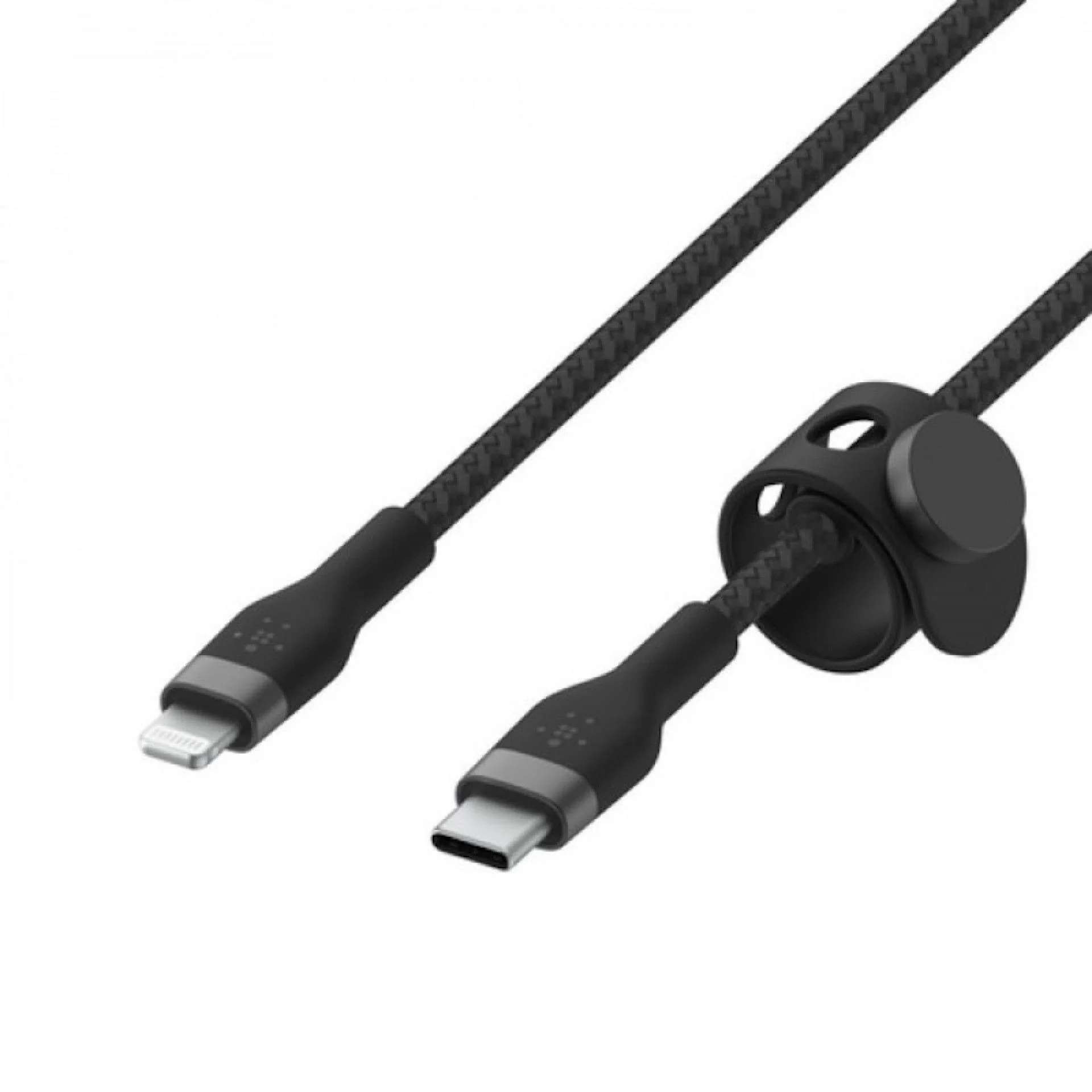 Cabo Lightning / USB-C Belkin Boost Charge Pro Flex Braided Silicone (2 m) - Preto - Image 2