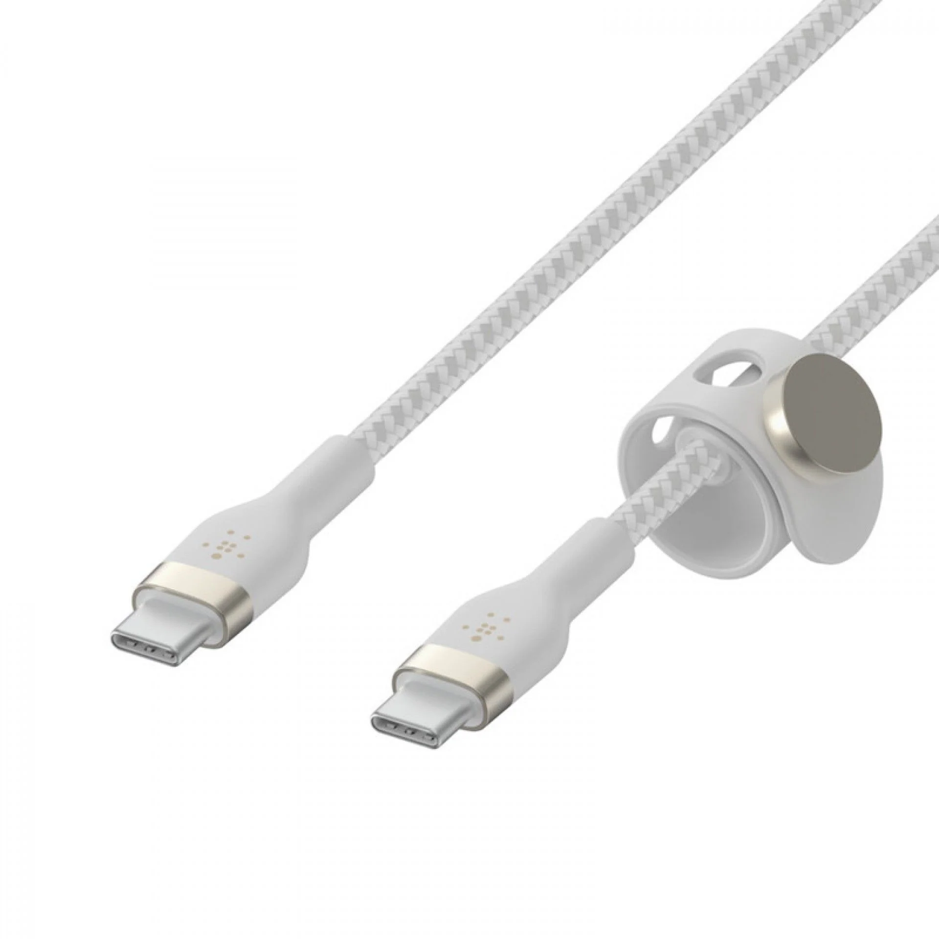 Cabo Belkin Boost Charge Pro Flex Braided Silicone USB-C USB-C 2 m - Branco - Image 3