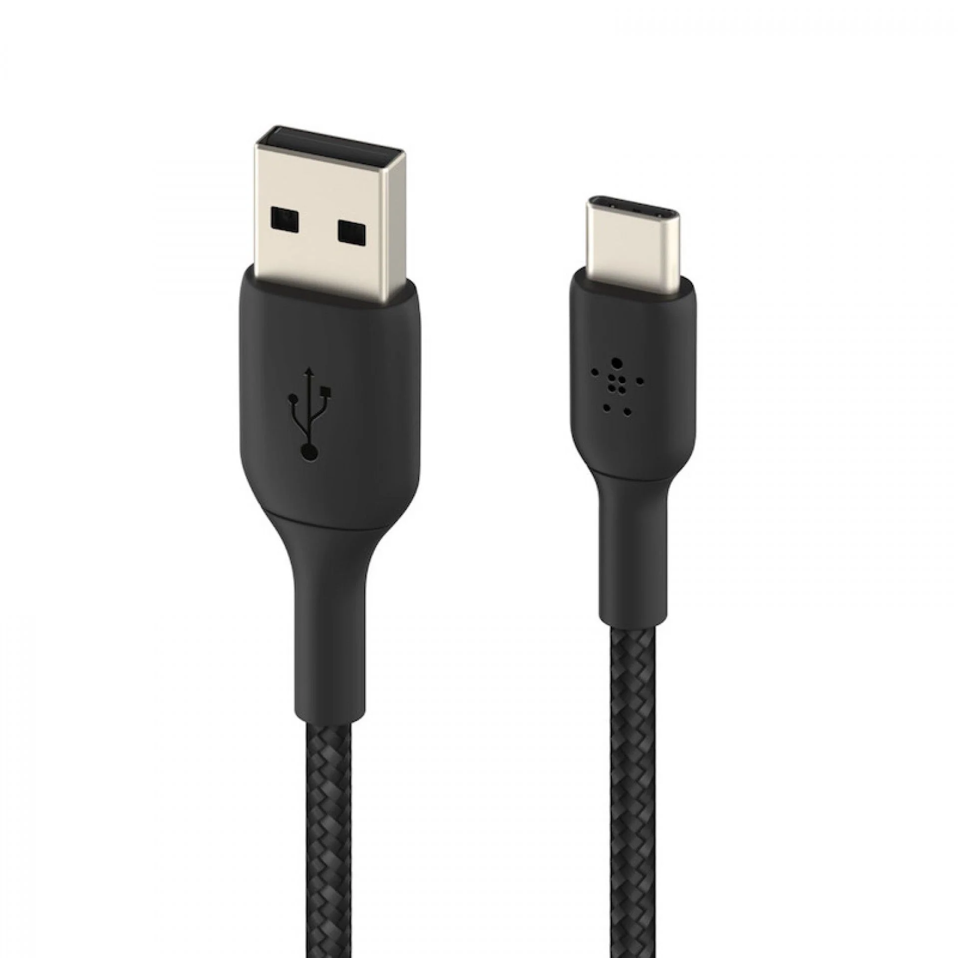 Cabo USB-A para USB-C Belkin BOOST CHARGE Braided 1 m - Preto - Image 2