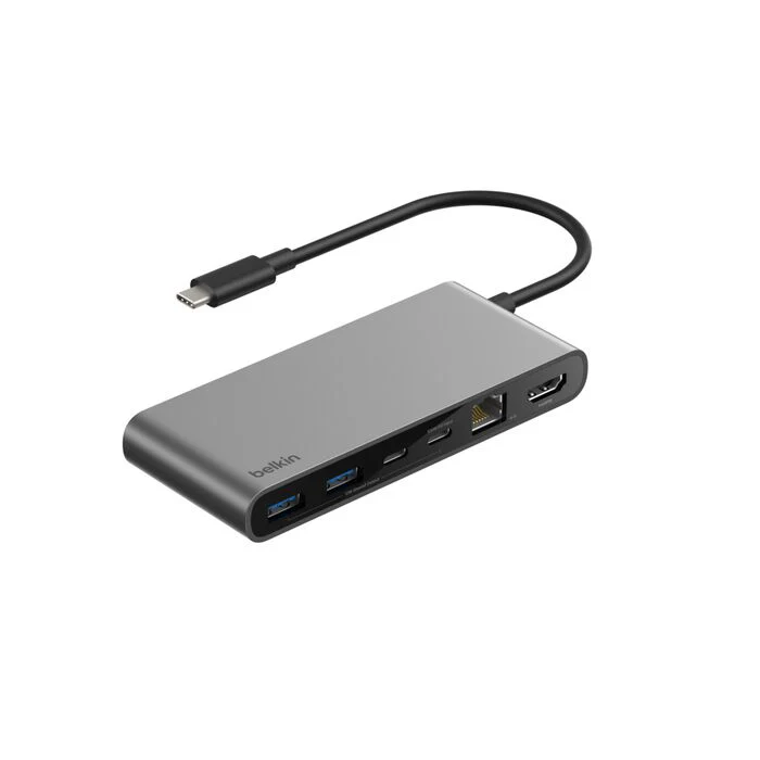 Hub 8 em 1 para ligação USB-C - Prateado - Image 4