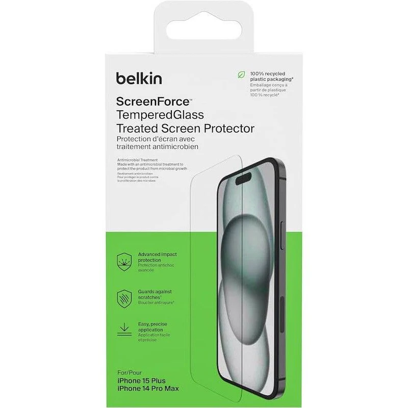 Película de vidro 9H para iPhone 15 Plus / 14 Pro Max - Image 2