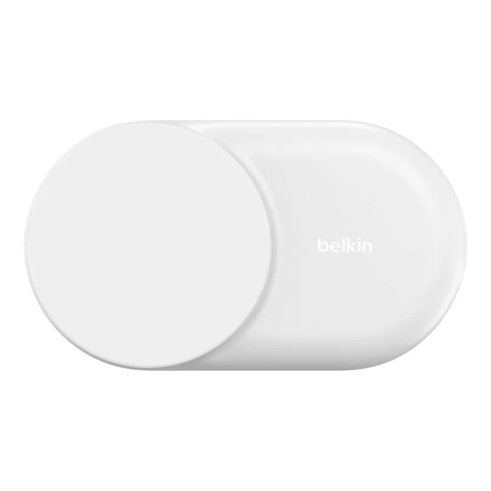 Base de carregamento Belkin UltraCharge  25w Qi2, 2 em 1, USB-C - Branco - Image 4