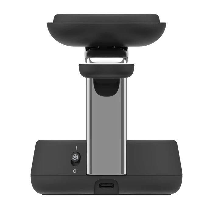 Base de carregamento Belkin UltraCharge Pro 25w Qi2 3in1 MGS - Preto - Image 3