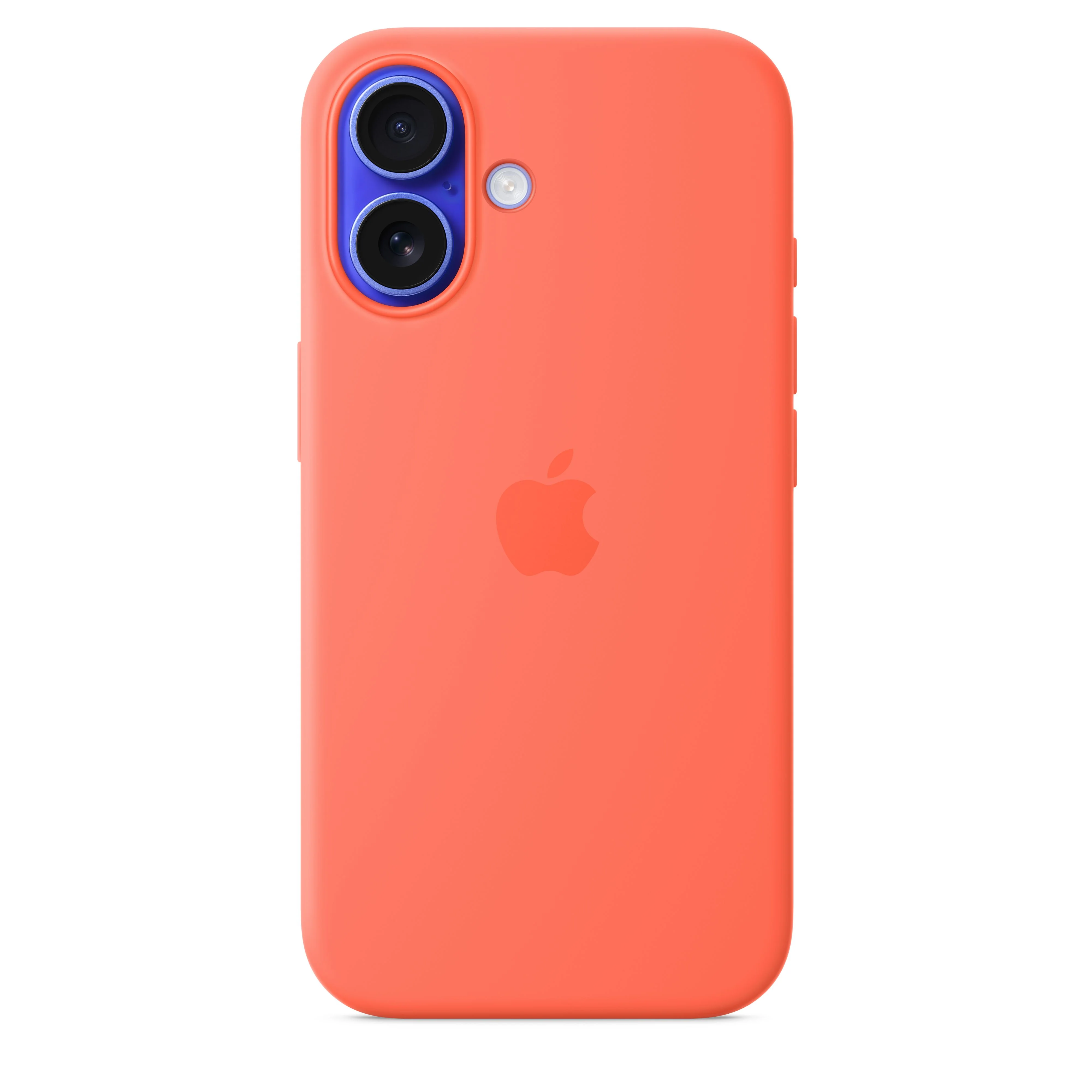 Capa em silicone com MagSafe para iPhone 16 - Tangerina - Image 2