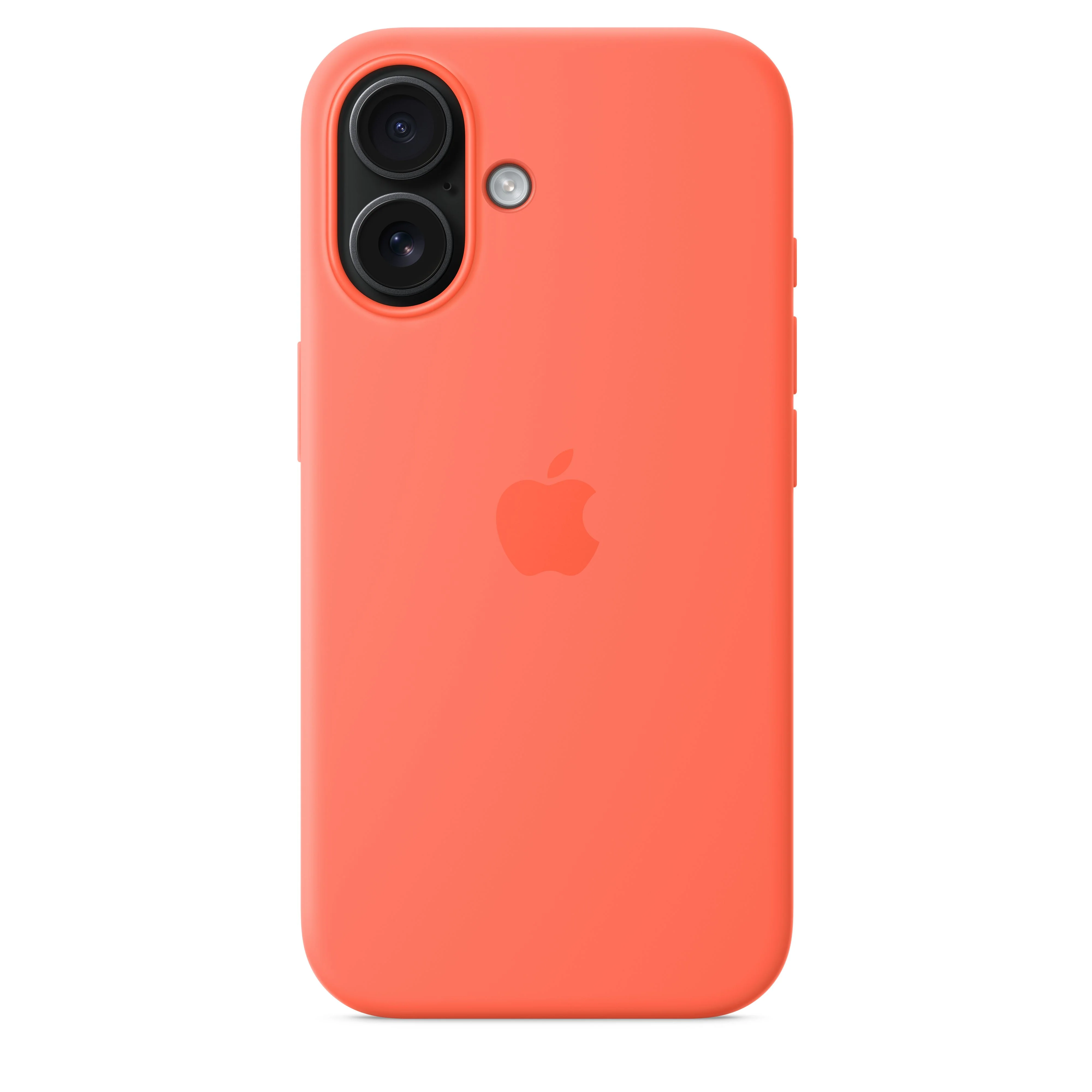 Capa em silicone com MagSafe para iPhone 16 - Tangerina - Image 5