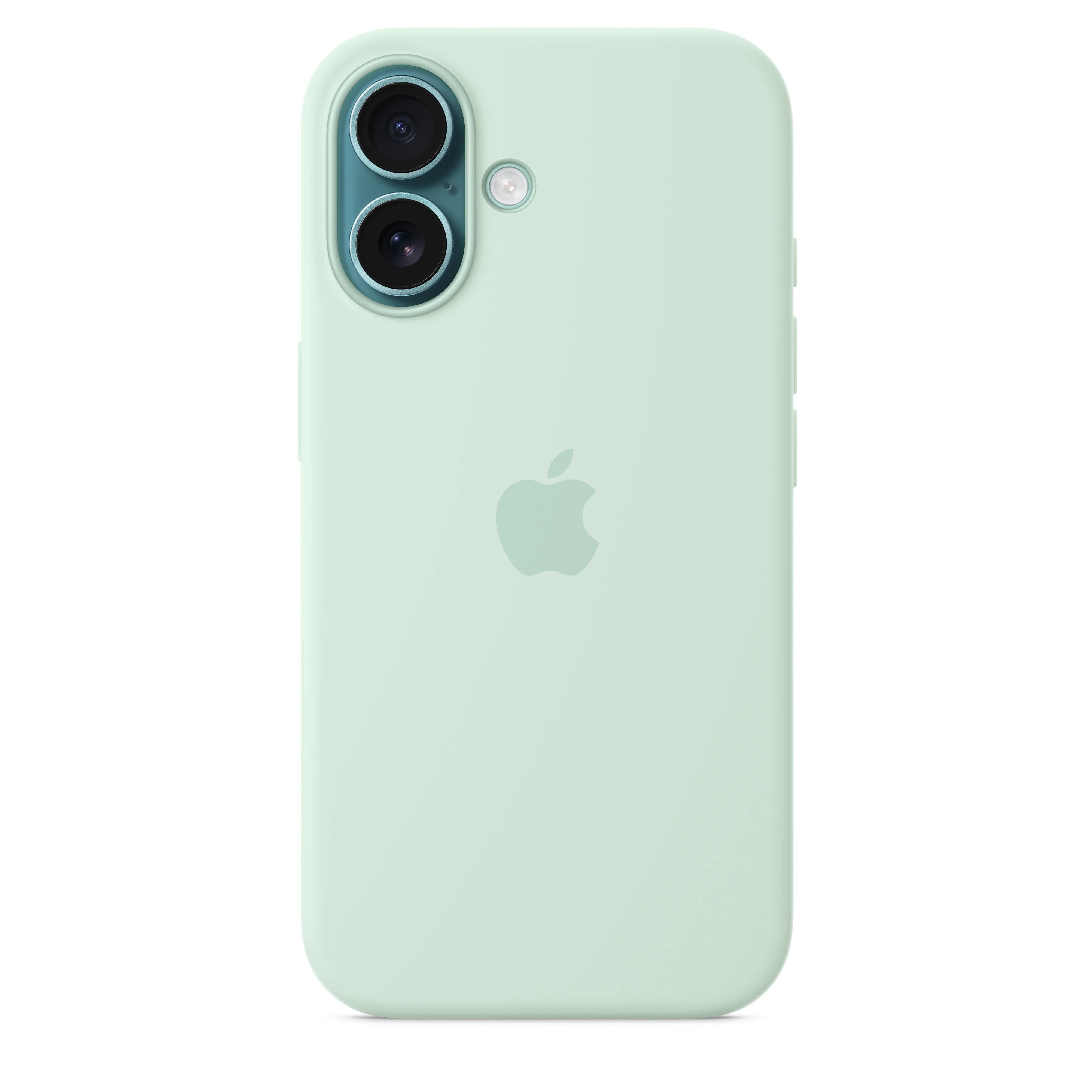 Capa em silicone com MagSafe para iPhone 16 - Água‑marinha