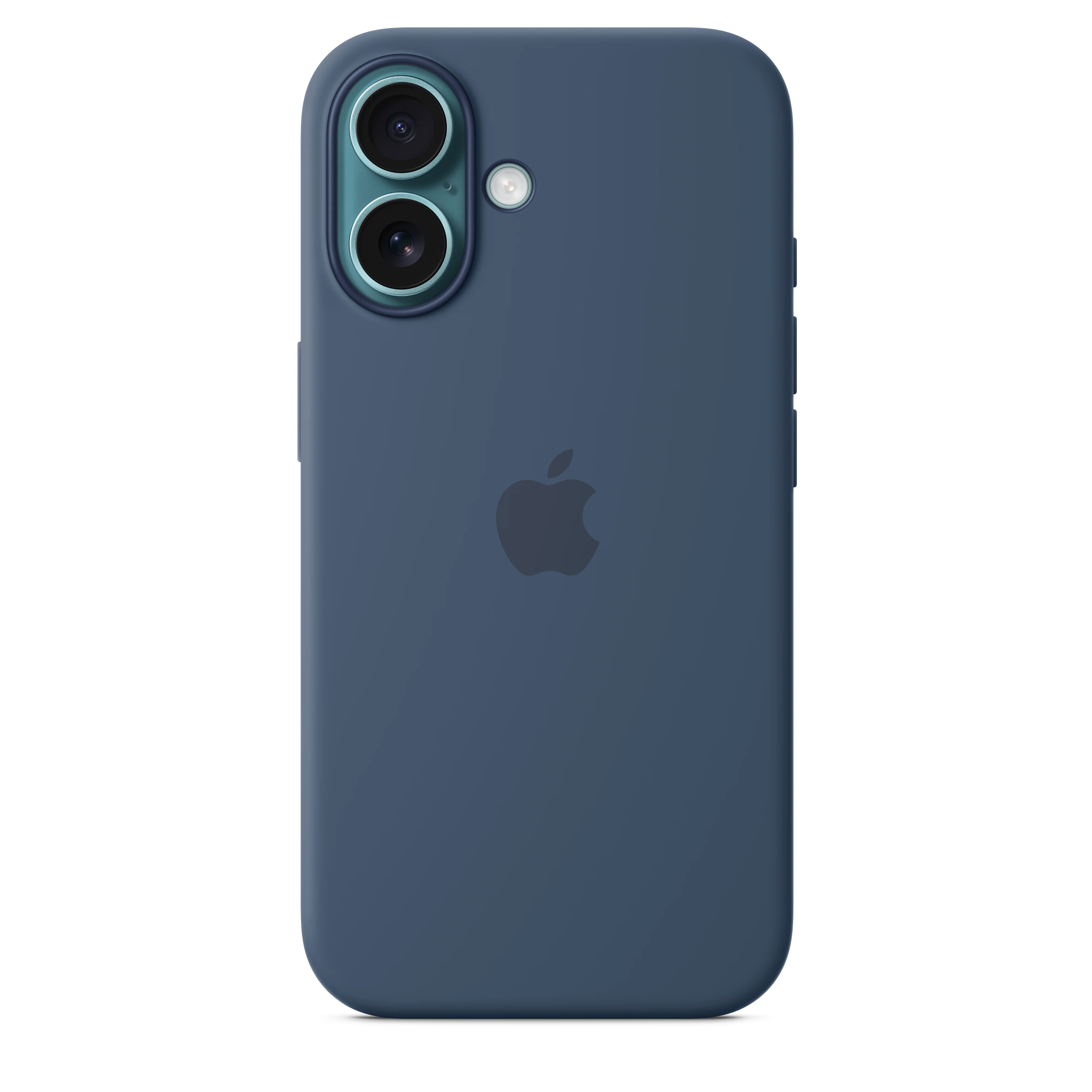 Capa em silicone com MagSafe para iPhone 16 - Azul denim - Image 2