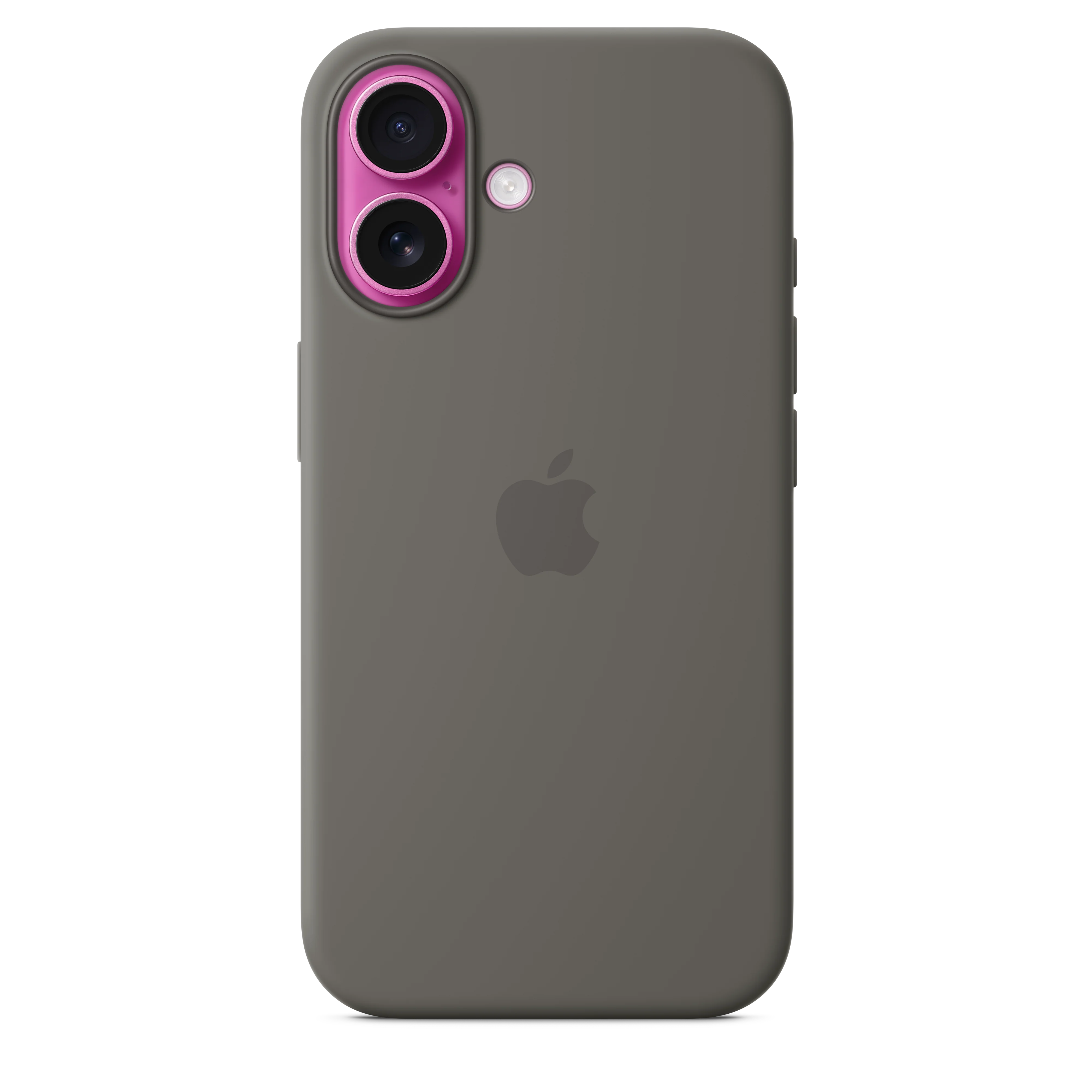 Capa em silicone com MagSafe para iPhone 16 - Cinzento rocha - Image 3