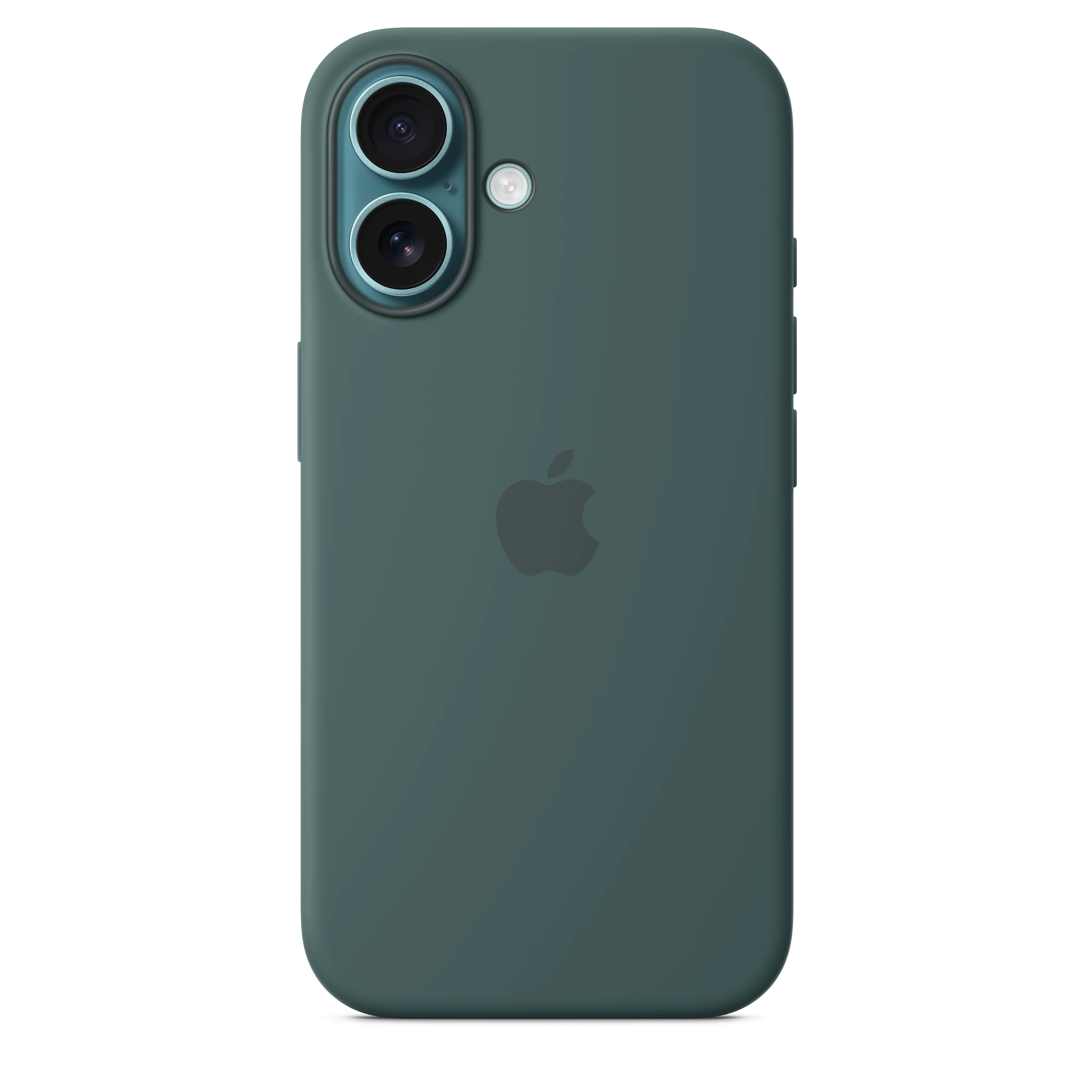 Capa em silicone com MagSafe para iPhone 16 - Verde lago - Image 2