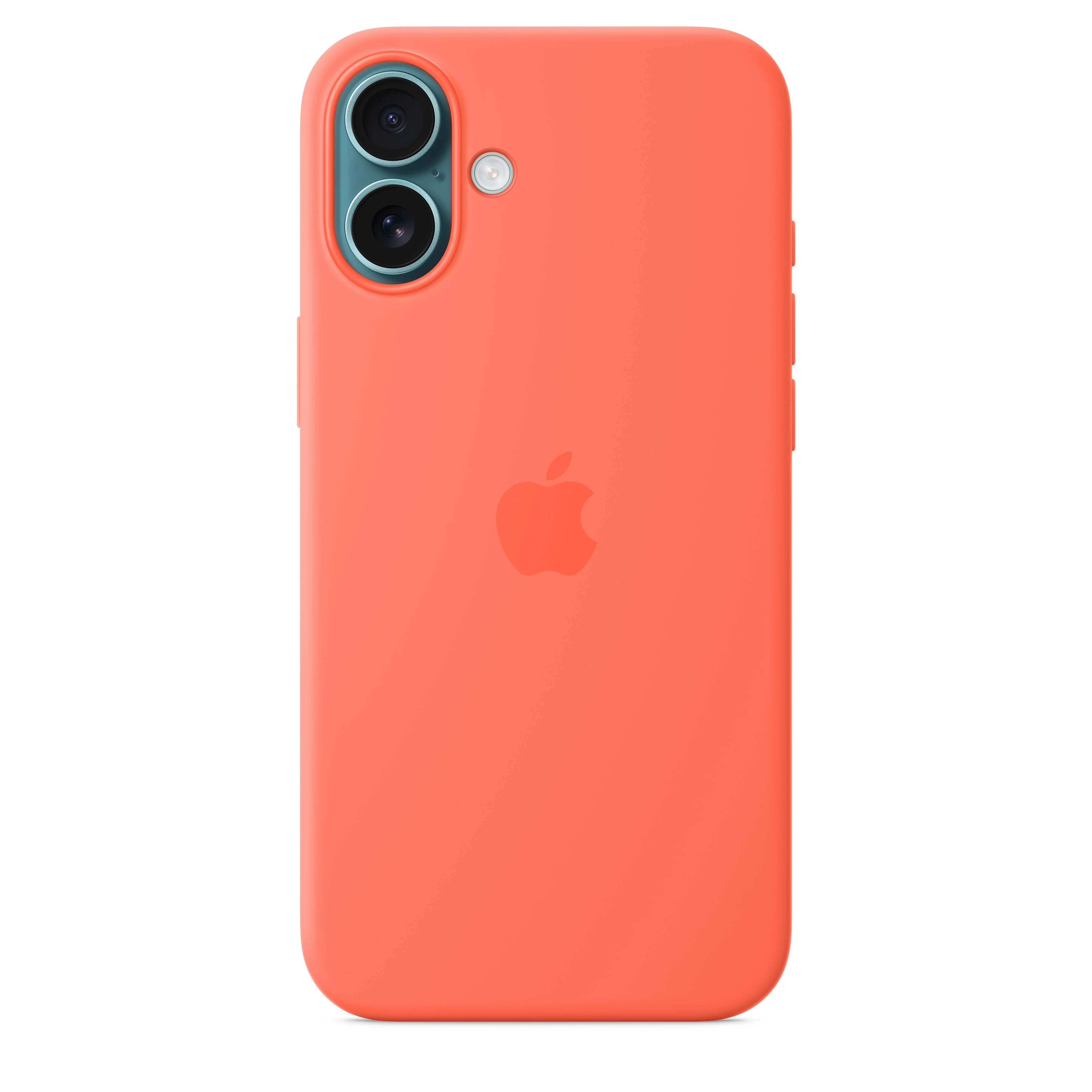 Capa em silicone com MagSafe para iPhone 16 Plus - Tangerina - Image 3