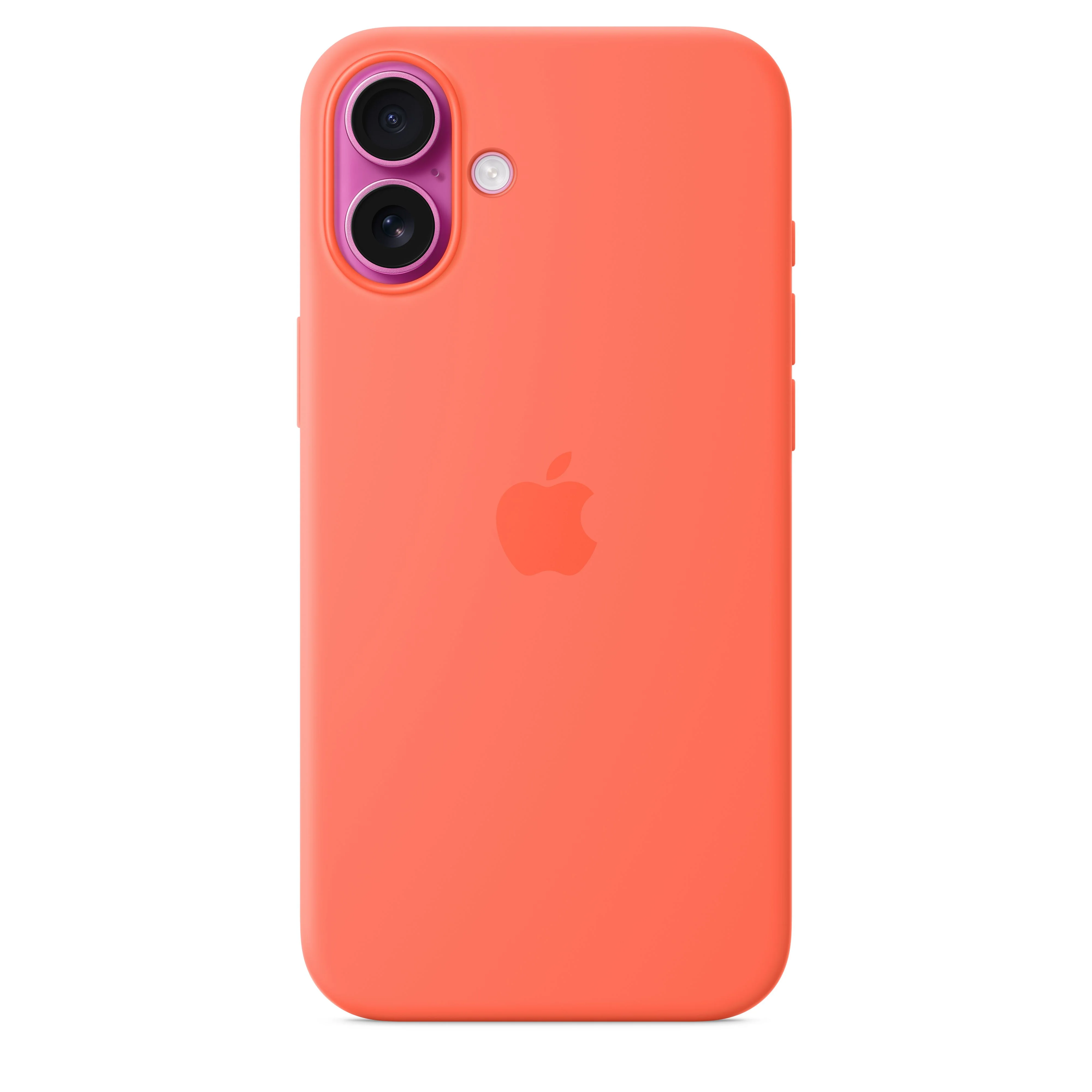 Capa em silicone com MagSafe para iPhone 16 Plus - Tangerina - Image 4