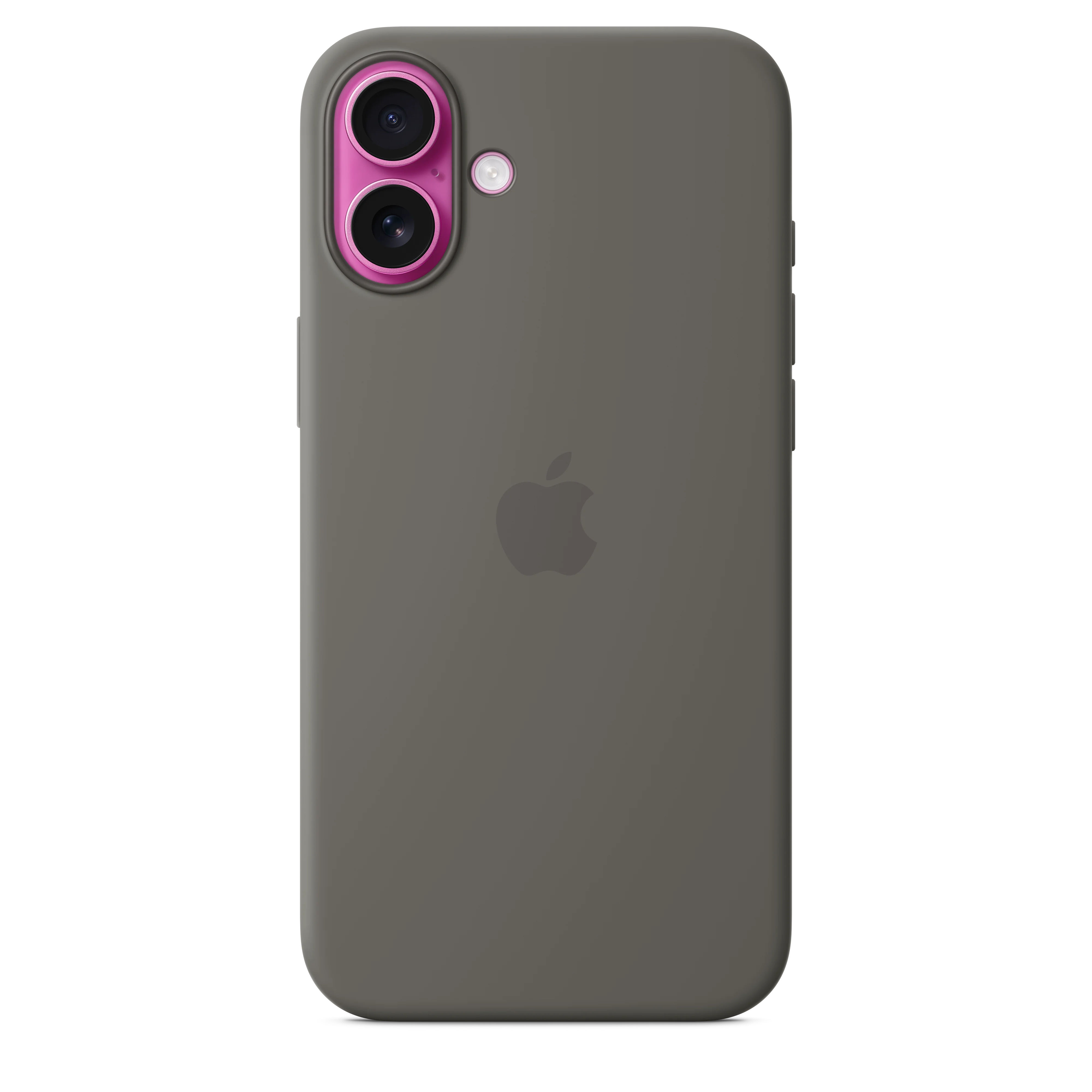 Capa em silicone com MagSafe para iPhone 16 Plus - Cinzento rocha - Image 3