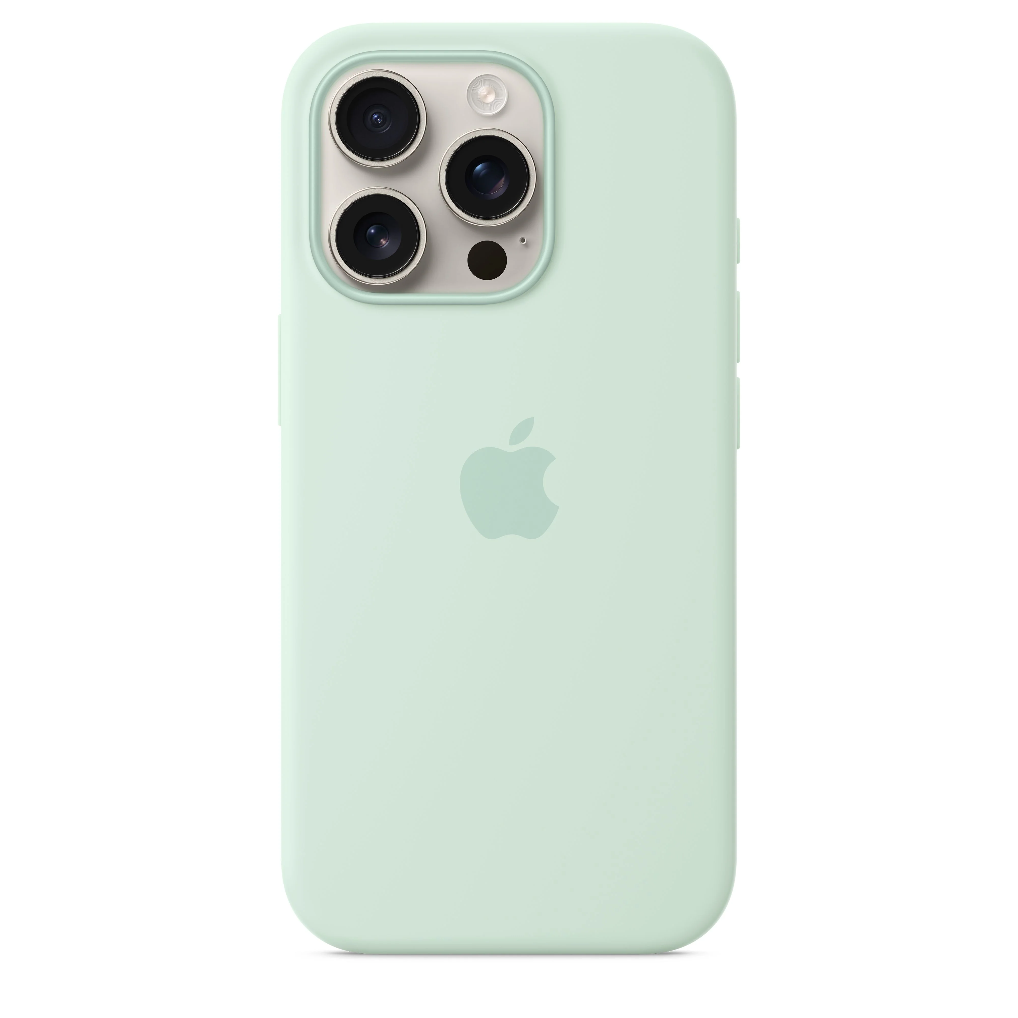Capa em silicone com MagSafe para iPhone 16 Pro - Água‑marinha - Image 3