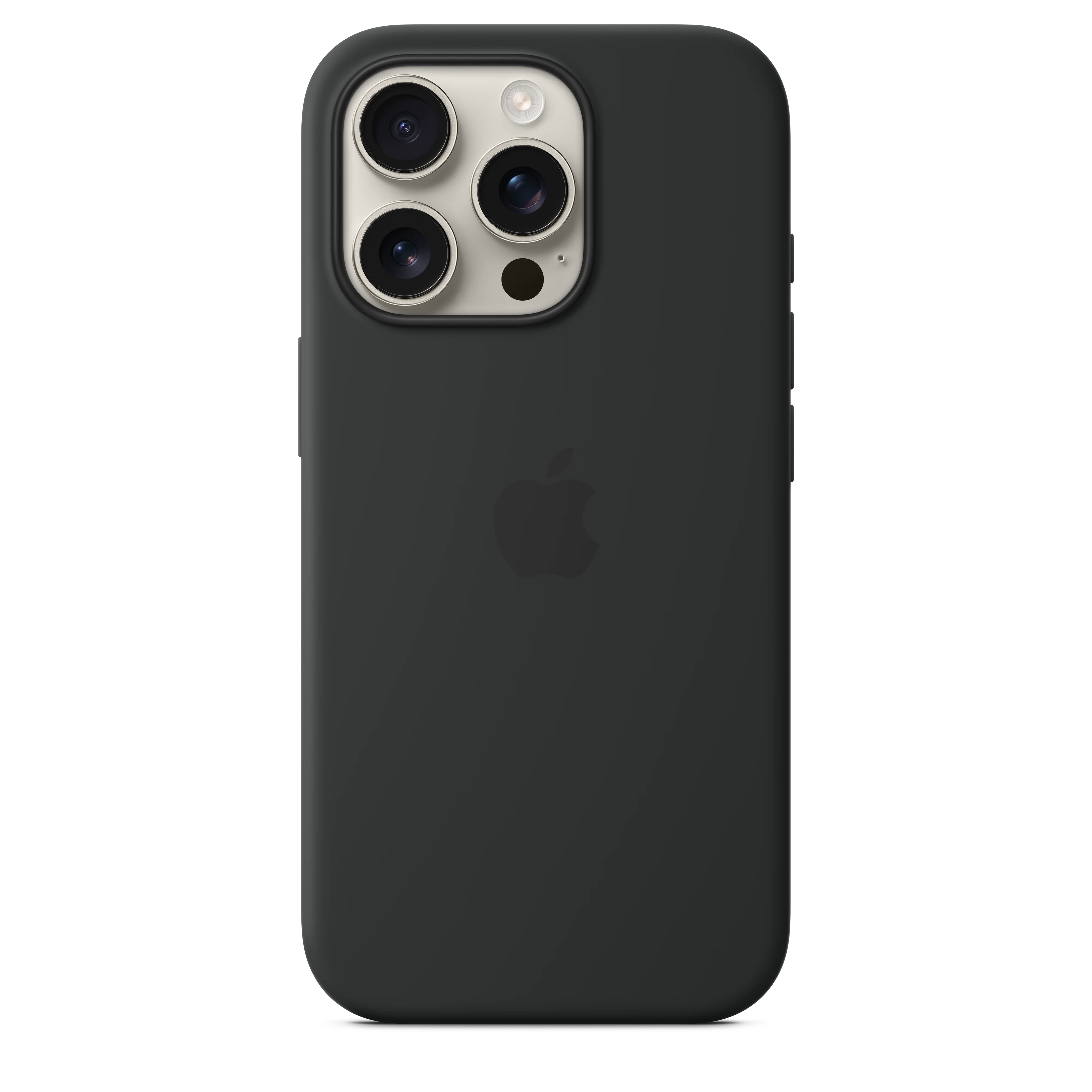 Capa em silicone com MagSafe para iPhone 16 Pro - Preto - Image 2