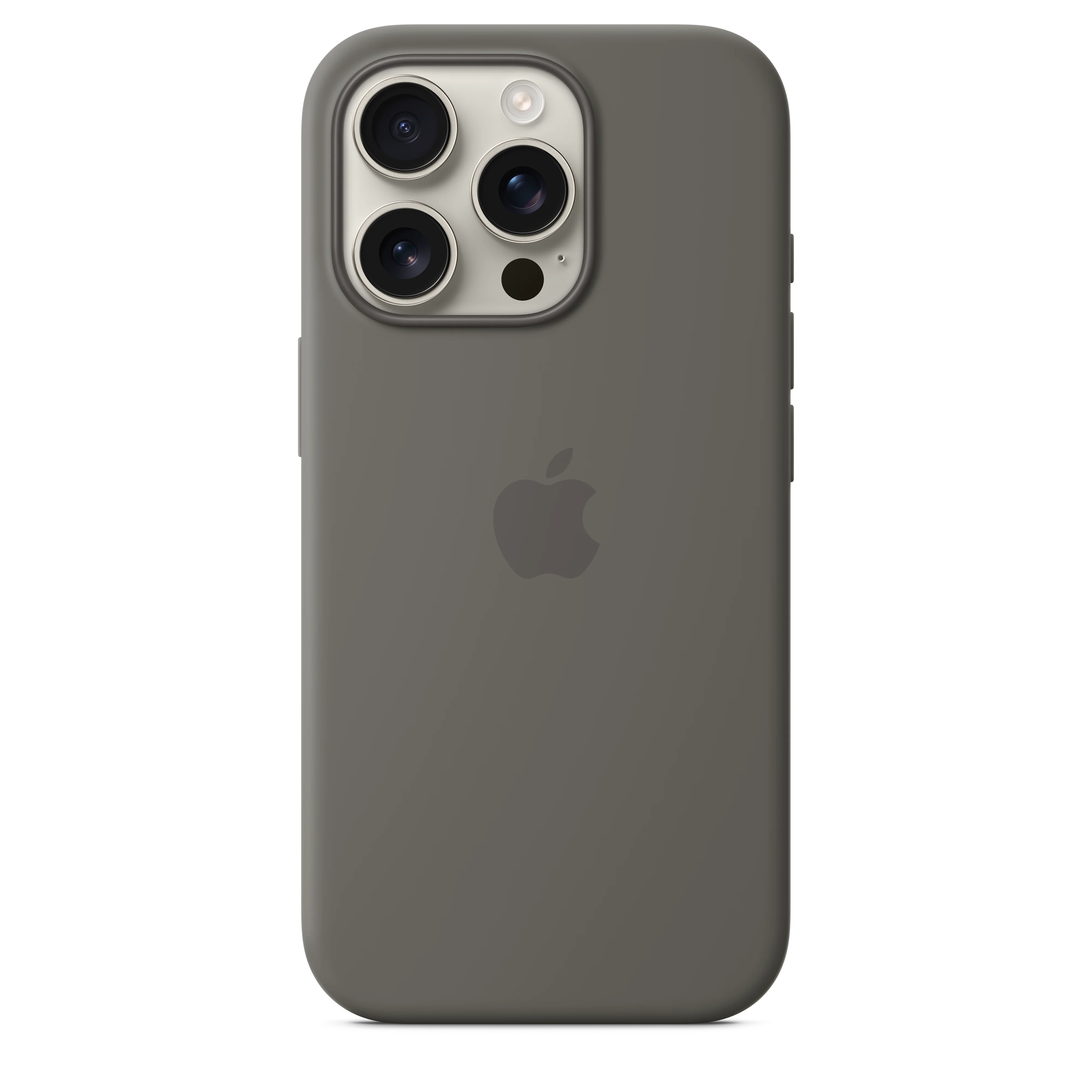 Capa em silicone com MagSafe para iPhone 16 Pro - Cinzento rocha - Image 2