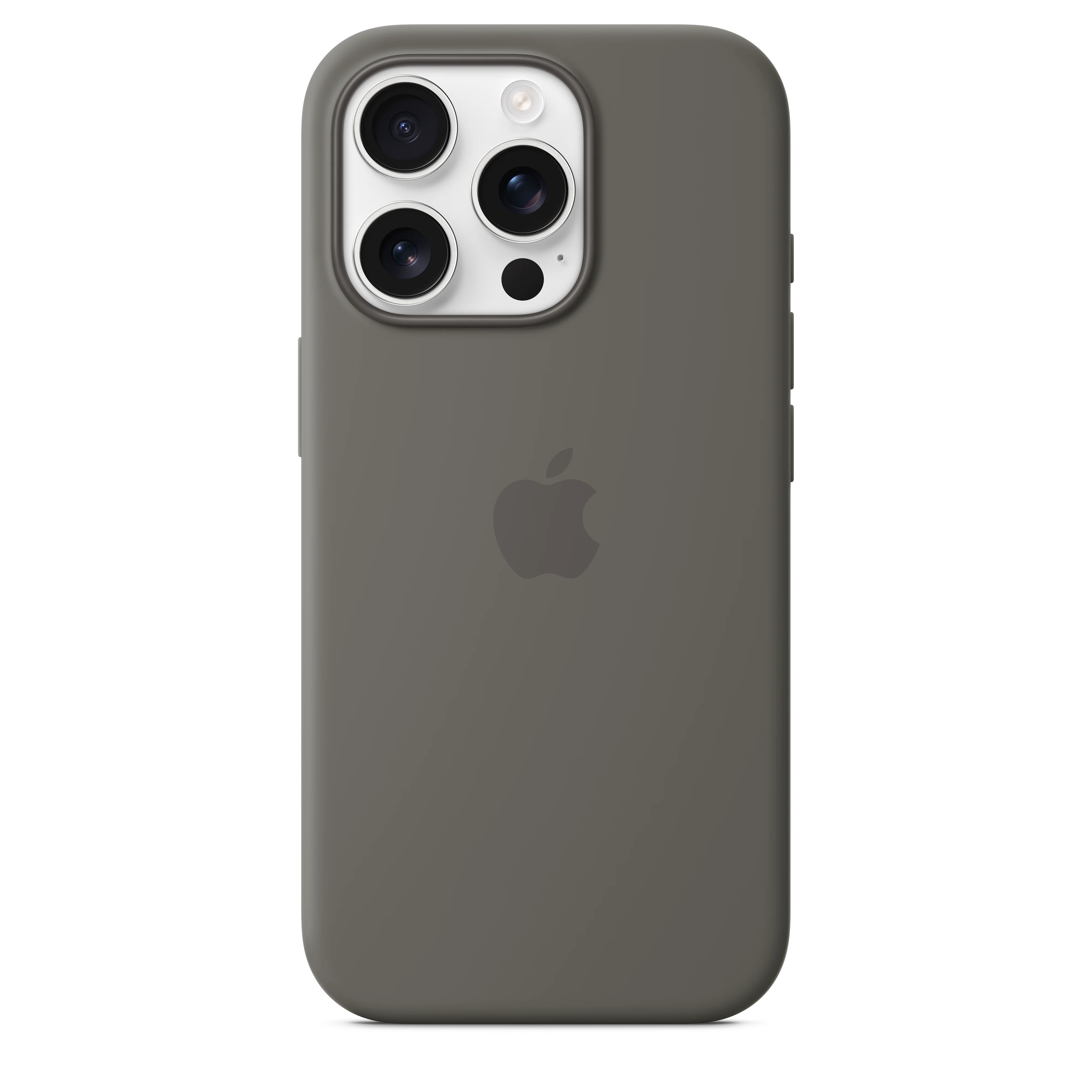 Capa em silicone com MagSafe para iPhone 16 Pro - Cinzento rocha - Image 3