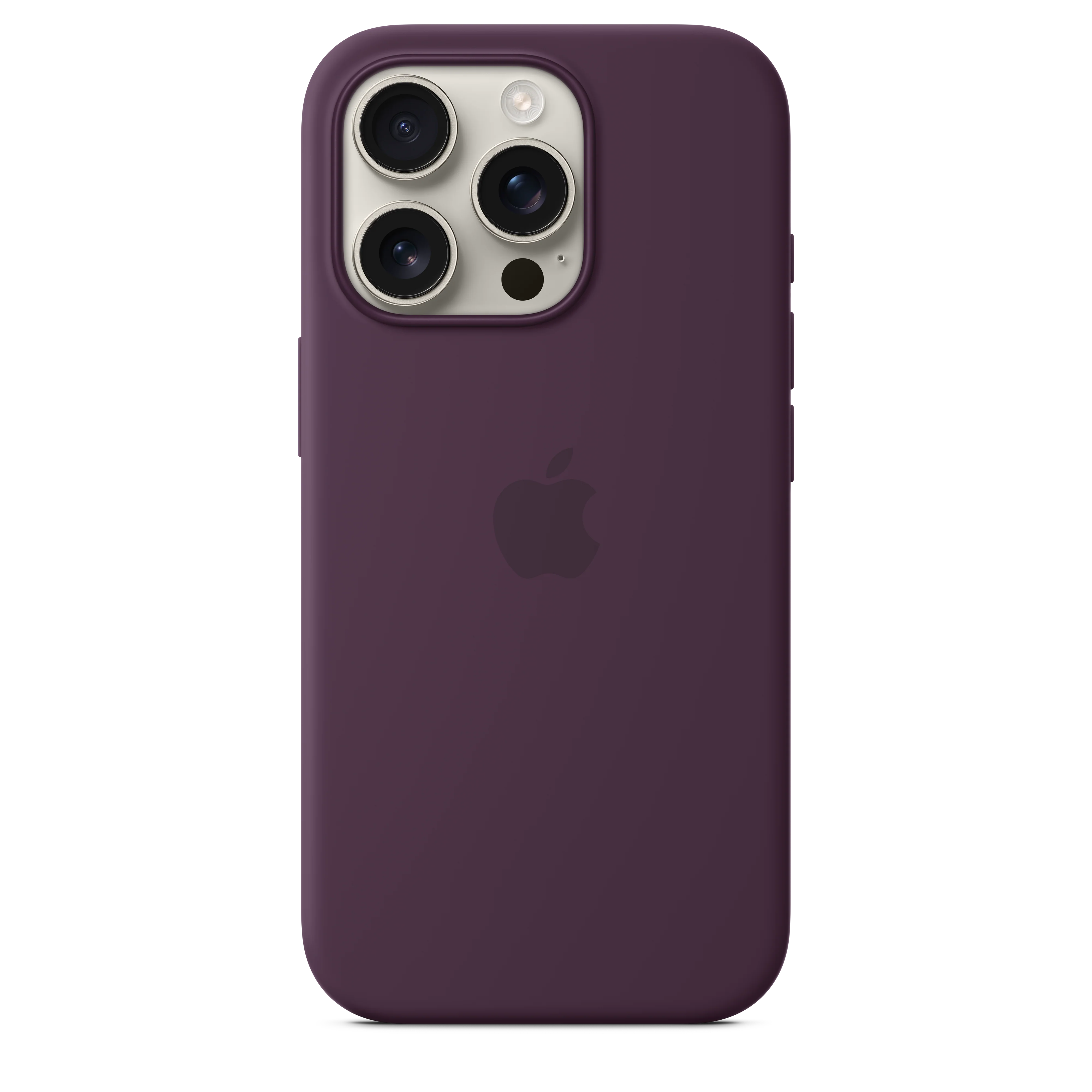 Capa em silicone com MagSafe para iPhone 16 Pro - Ameixa - Image 2