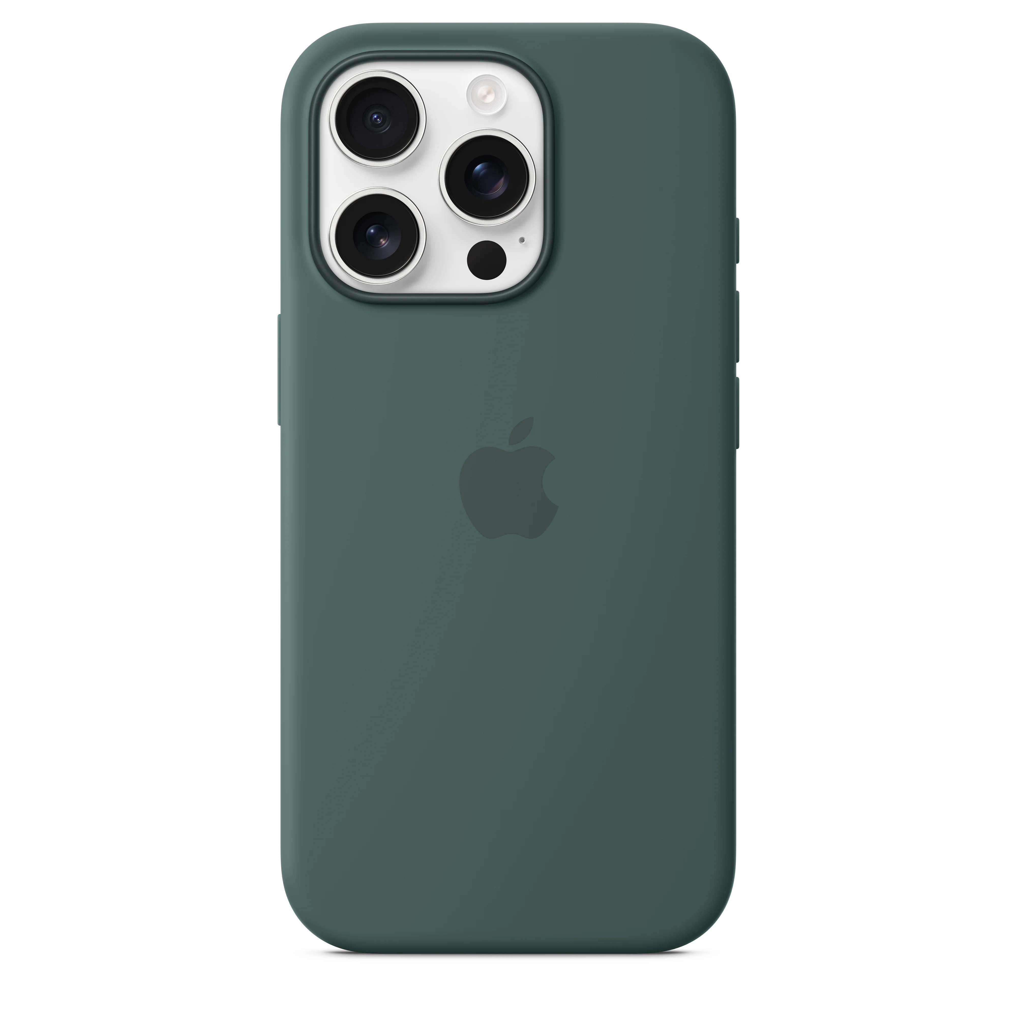 Capa em silicone com MagSafe para iPhone 16 Pro - Verde lago - Image 3