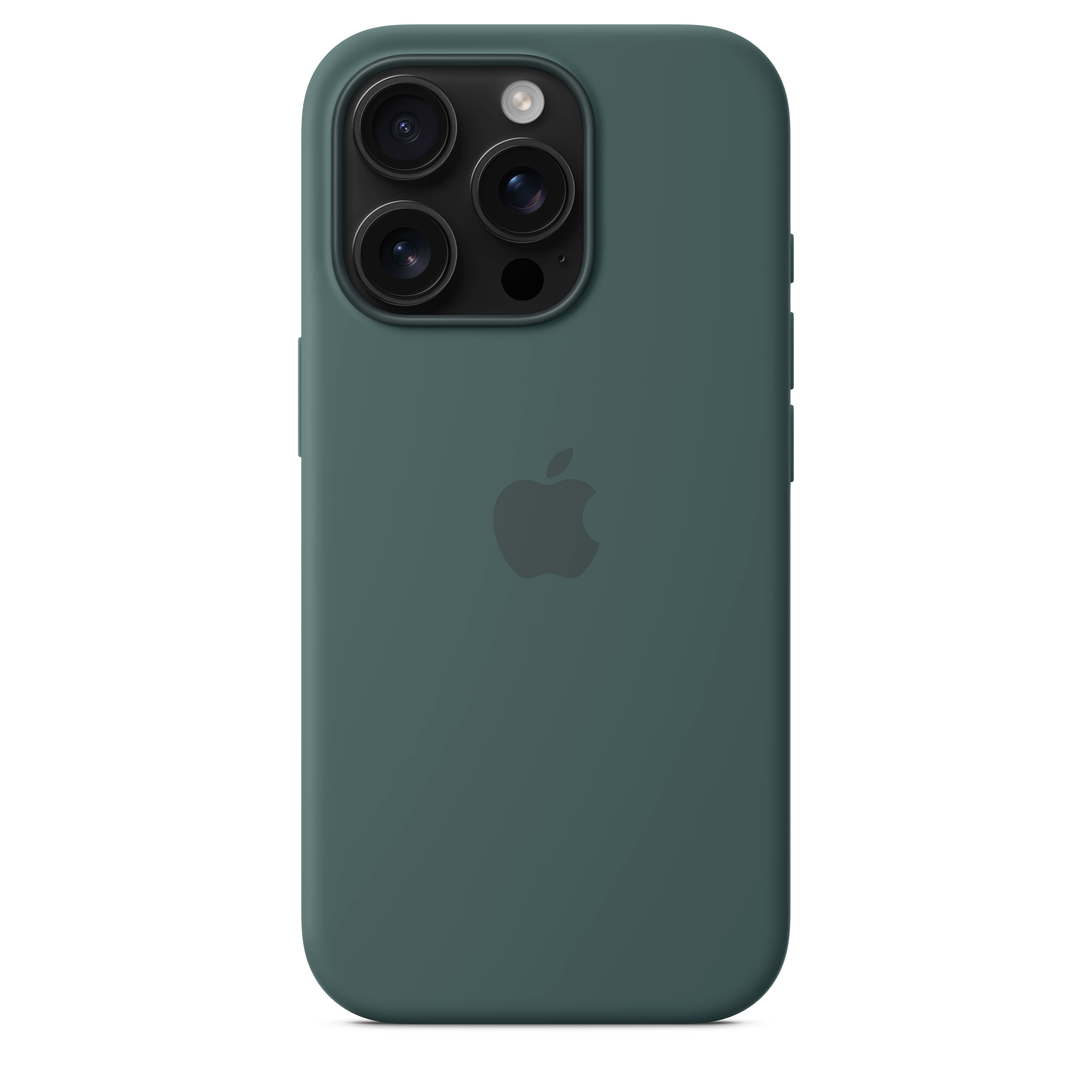 Capa em silicone com MagSafe para iPhone 16 Pro - Verde lago - Image 4