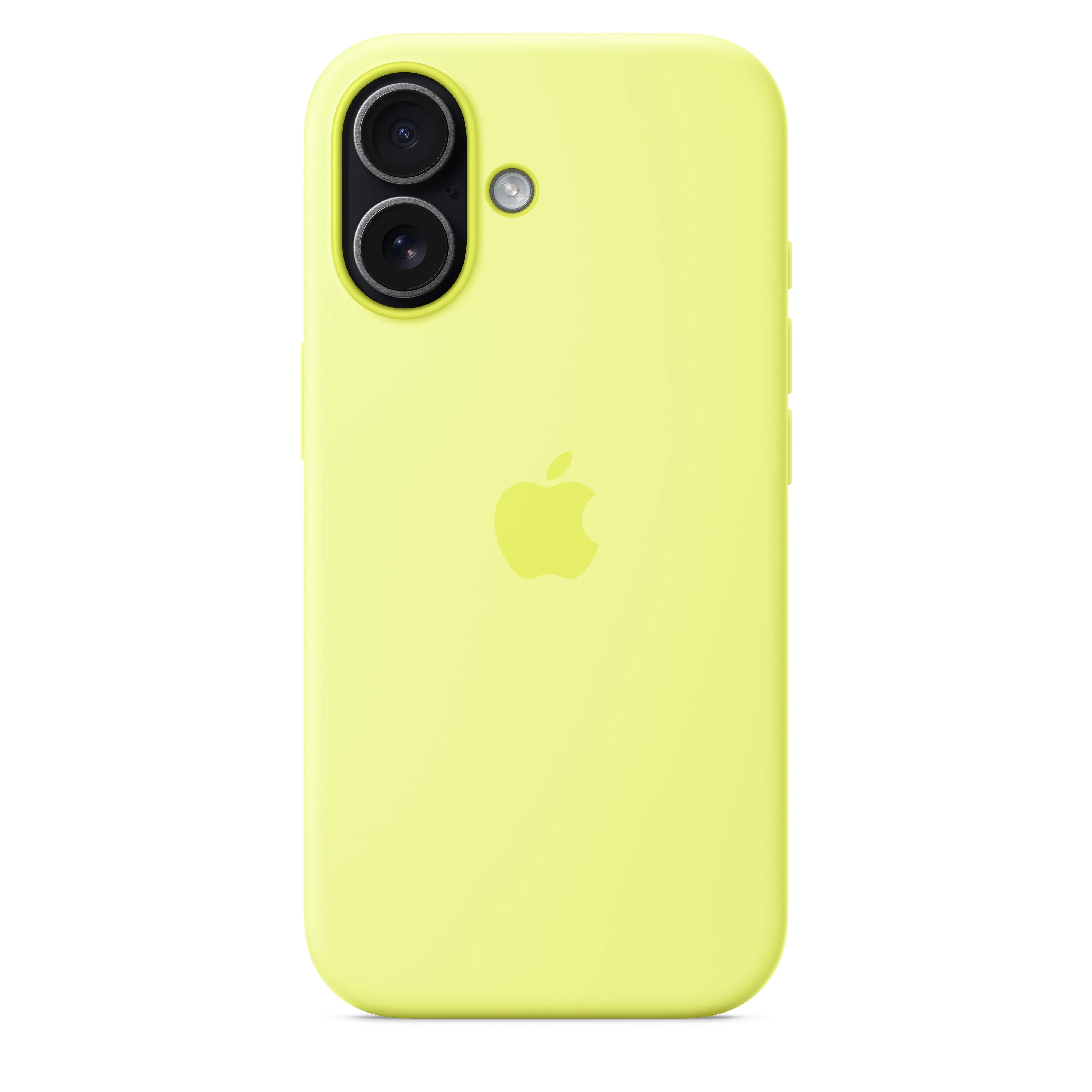 Capa em silicone com MagSafe para iPhone 17 – Amarelo-néon - Image 5