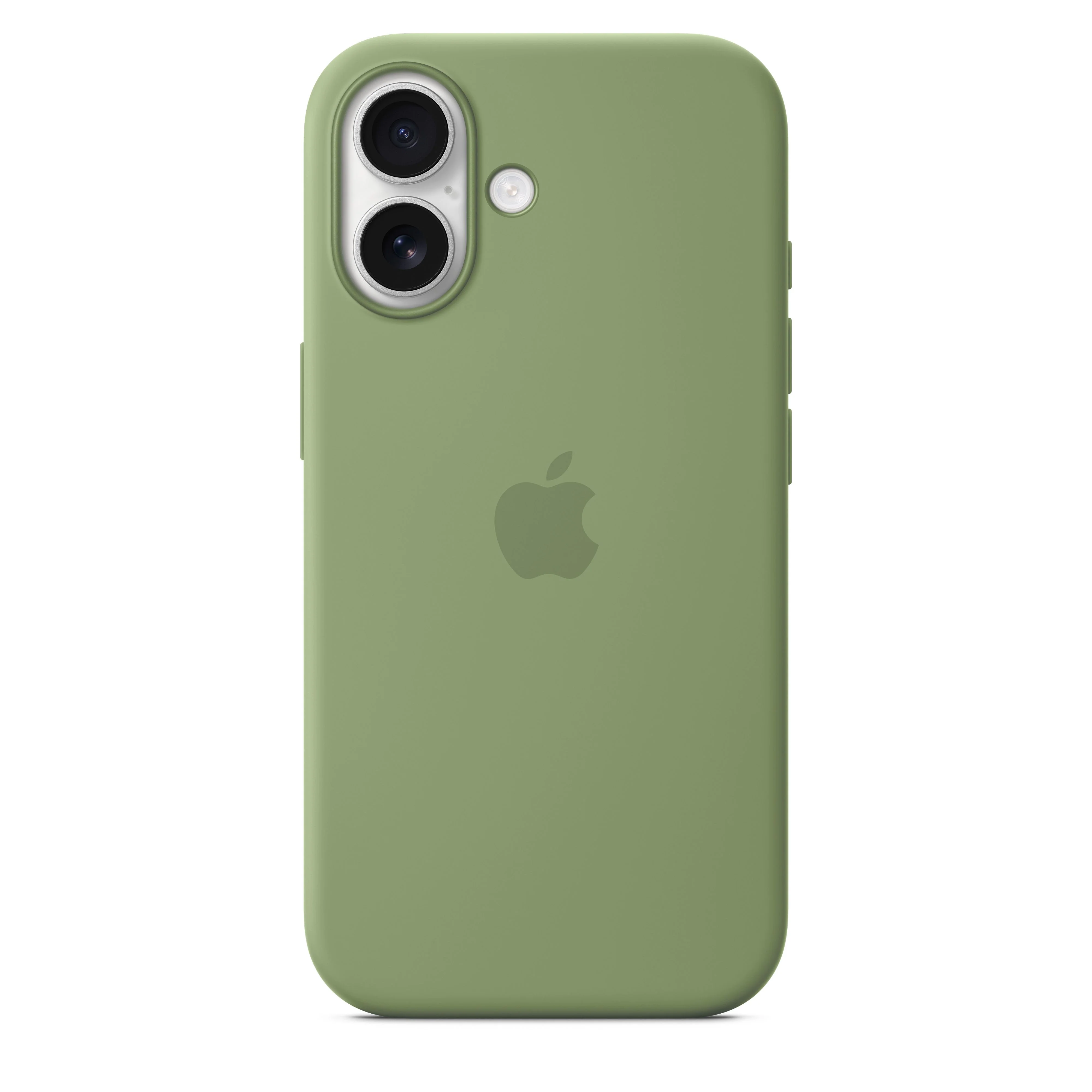 Capa em silicone com MagSafe para iPhone 17 – Musgo-claro - Image 4