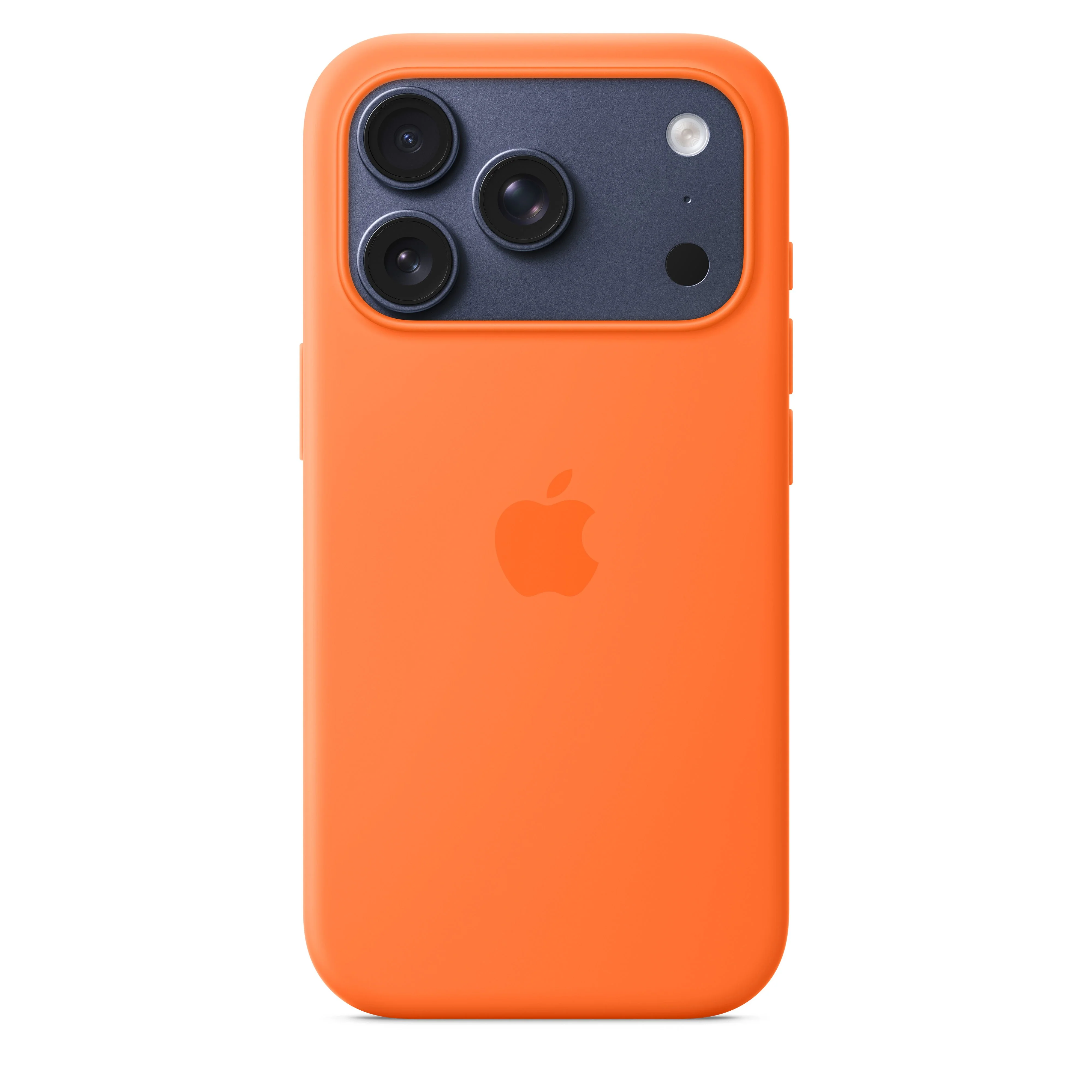 Capa em silicone com MagSafe para iPhone 17 Pro – Laranja - Image 3