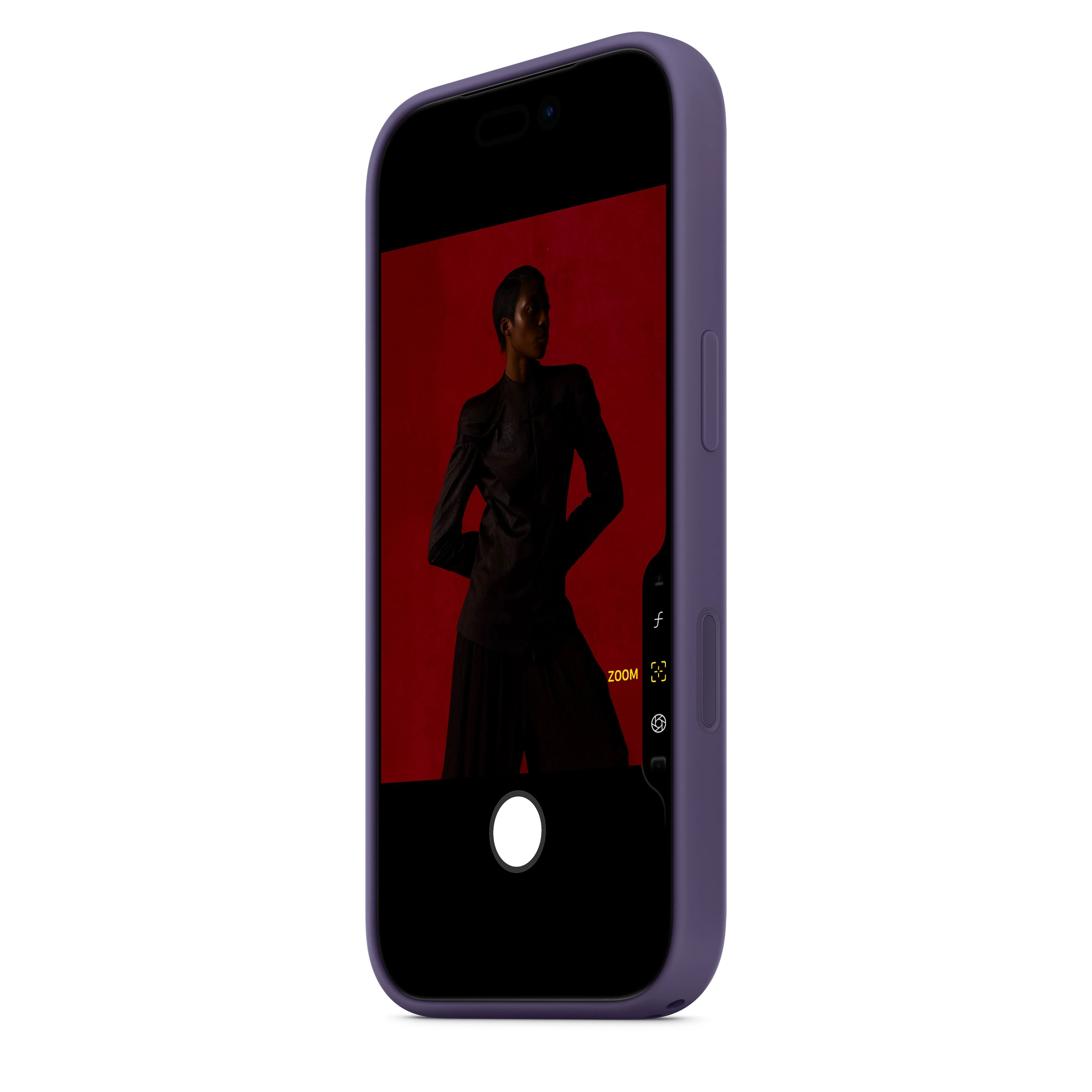 Capa em silicone com MagSafe para iPhone 17 Pro – Roxo névoa - Image 4